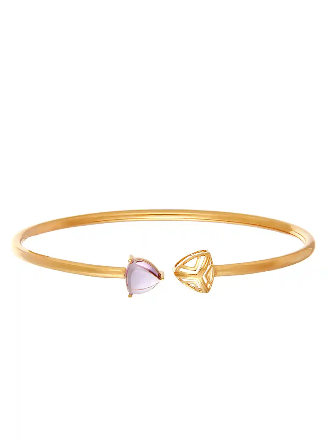 Buy Mia by Tanishq g 14-Karat Gold Precious Amethyst Bangle