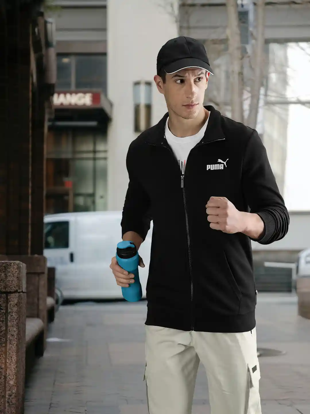 Buy Puma Men Black Essentials Regular Fit Track Sustainable Jacket