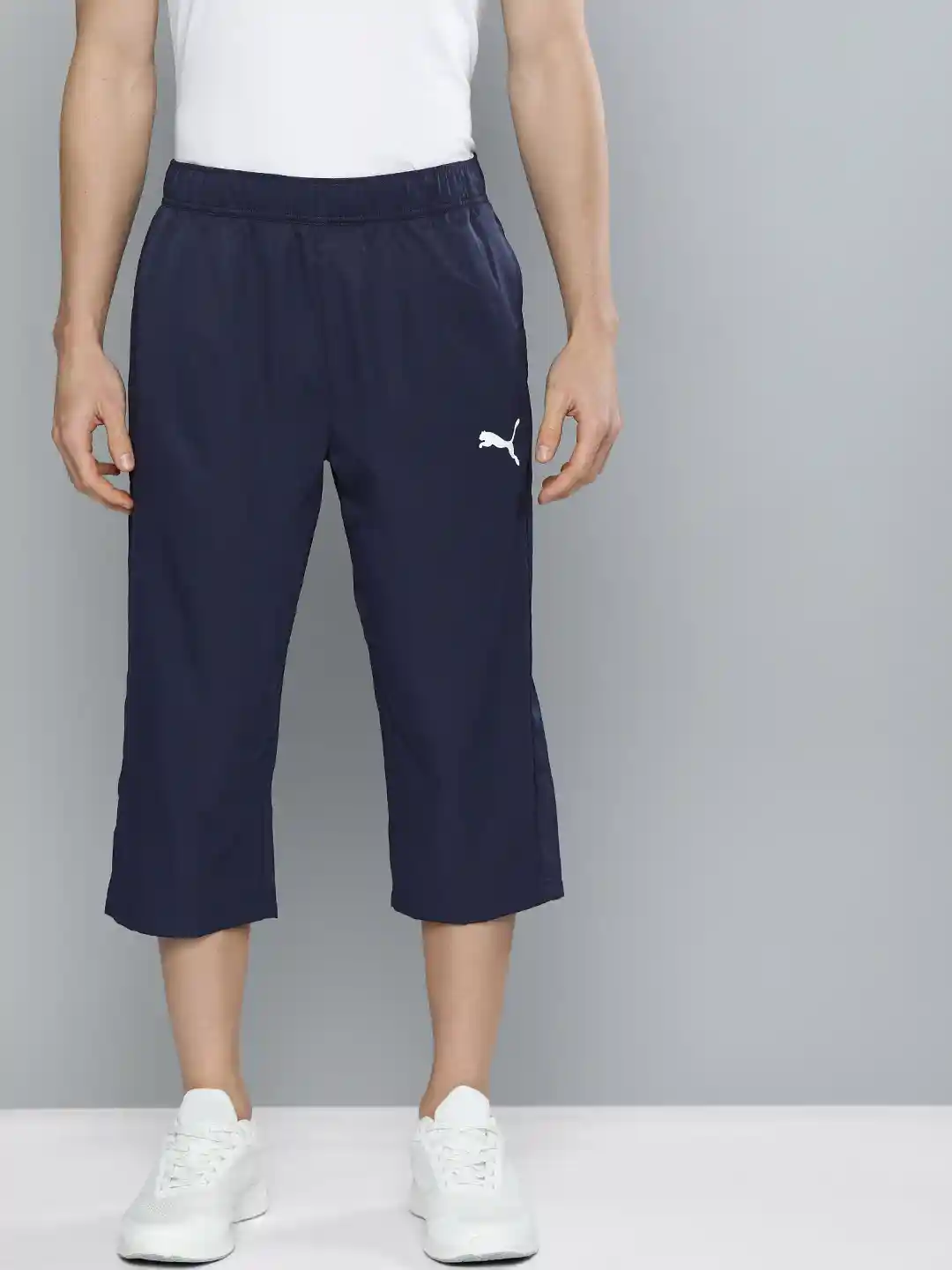 Buy Puma Men Navy Blue Active Woven 3/4 Sustainable Track Pants