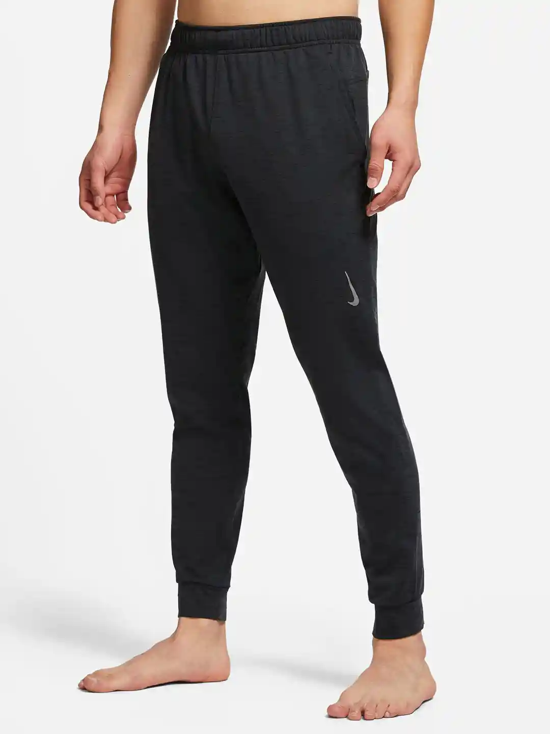 Buy Nike Men Black Yoga Dri-FIT Trackpants Track Pants for Men