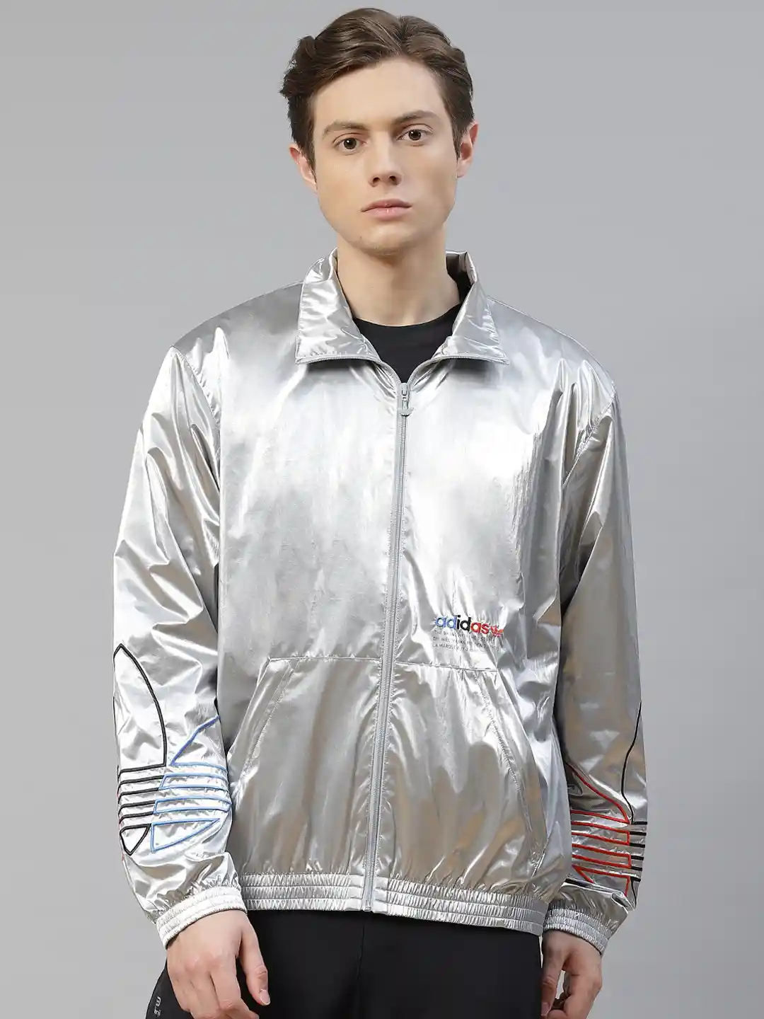 ジャケット・アウター 90s- GUESS silver tracker jacket 90s- GUESS silver tracker jacket 2000s Guess Jacket - Etsy