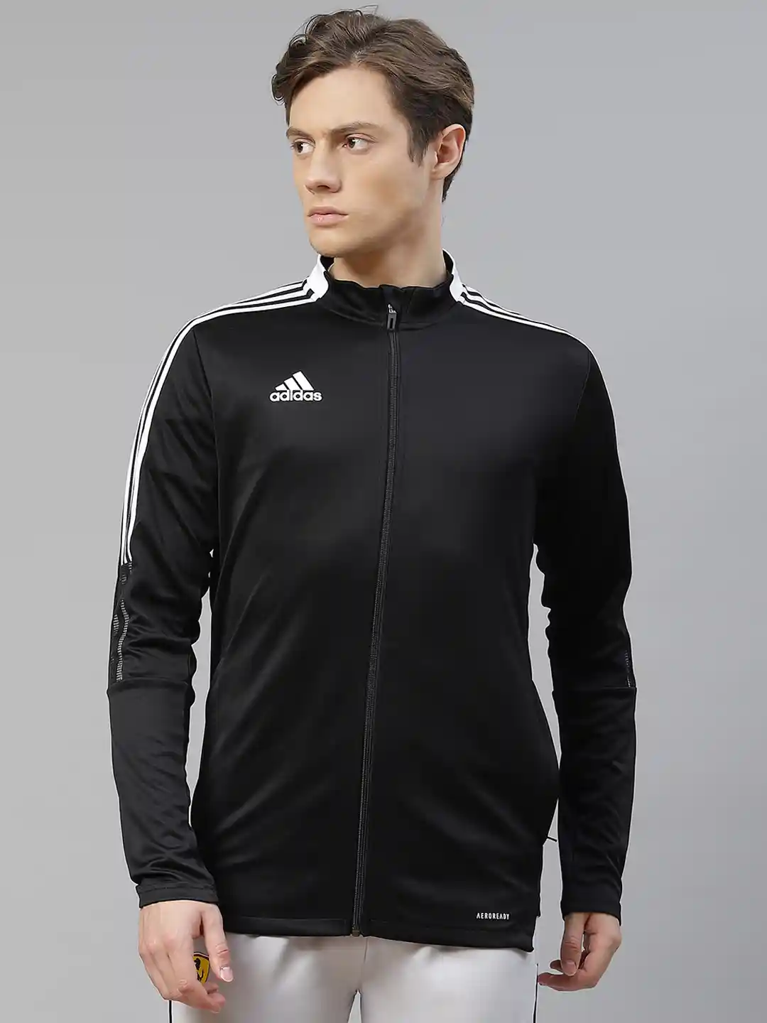 Buy ADIDAS Men Black Solid TIRO 21 Track Jacket Jackets for Men