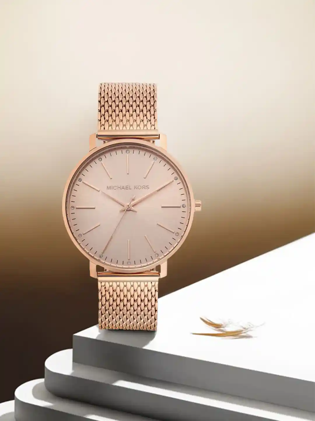 Buy Michael Kors Women Rose Gold Analogue Watch MK4340 Watches