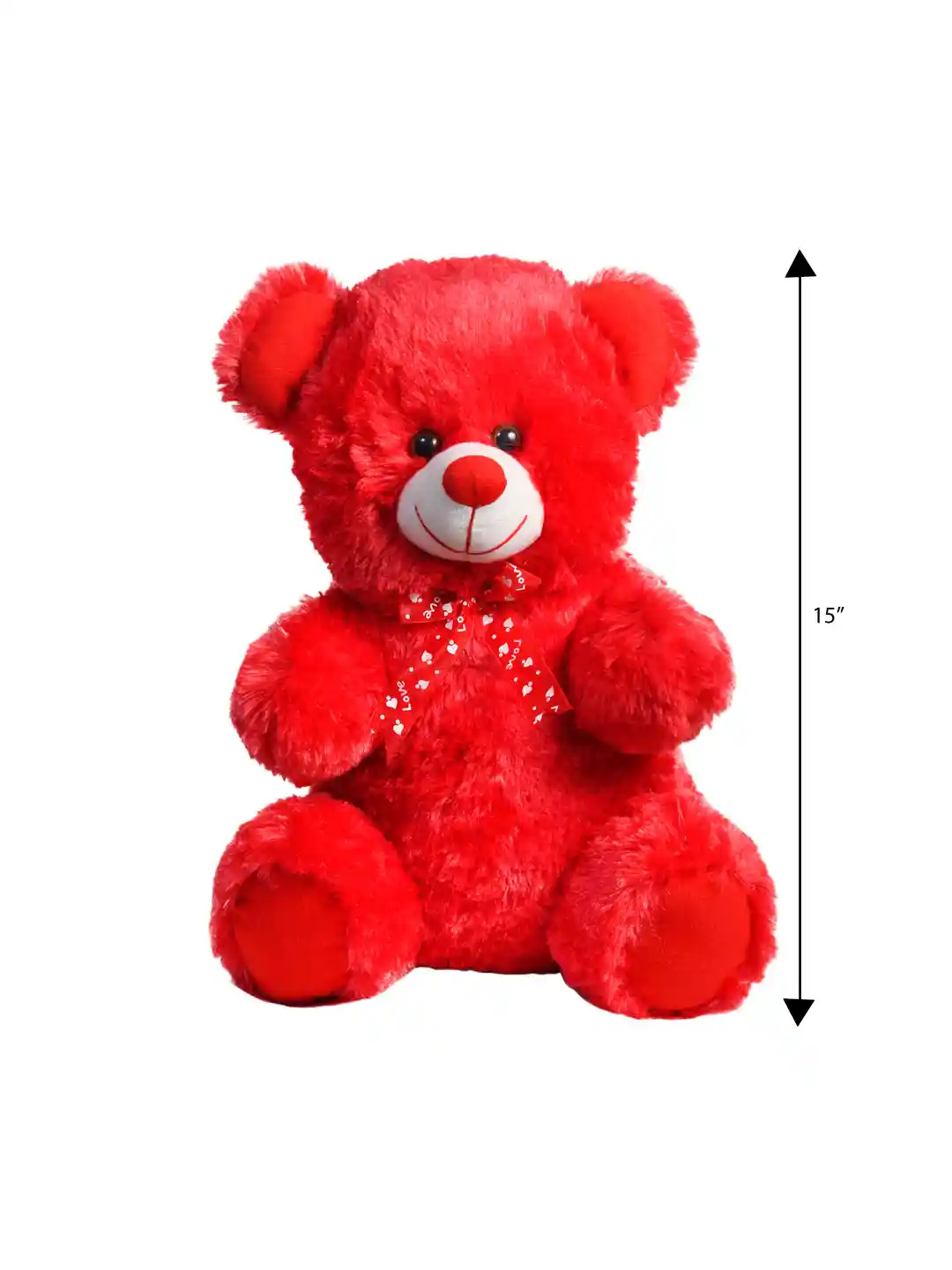 Buy Ultra Unisex Kids Red Cuddly Sitting Teddy Bear Plush Stuffed