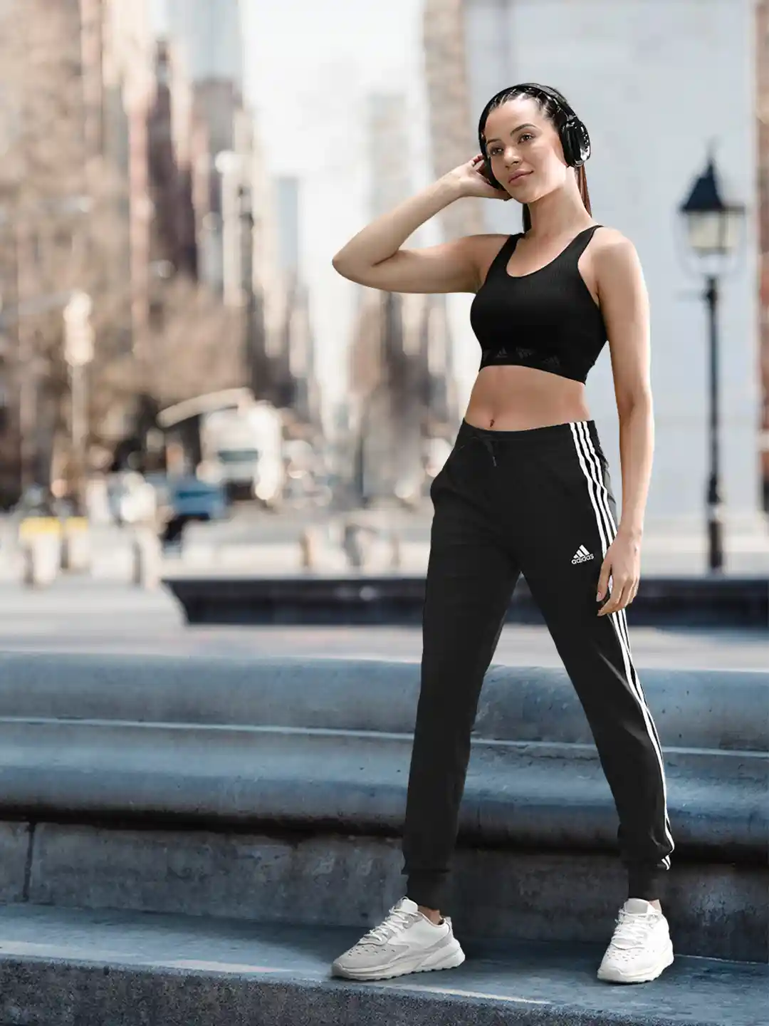 Adidas Track Pants Adidas Pants And Crop Top ADIDAS Women Black