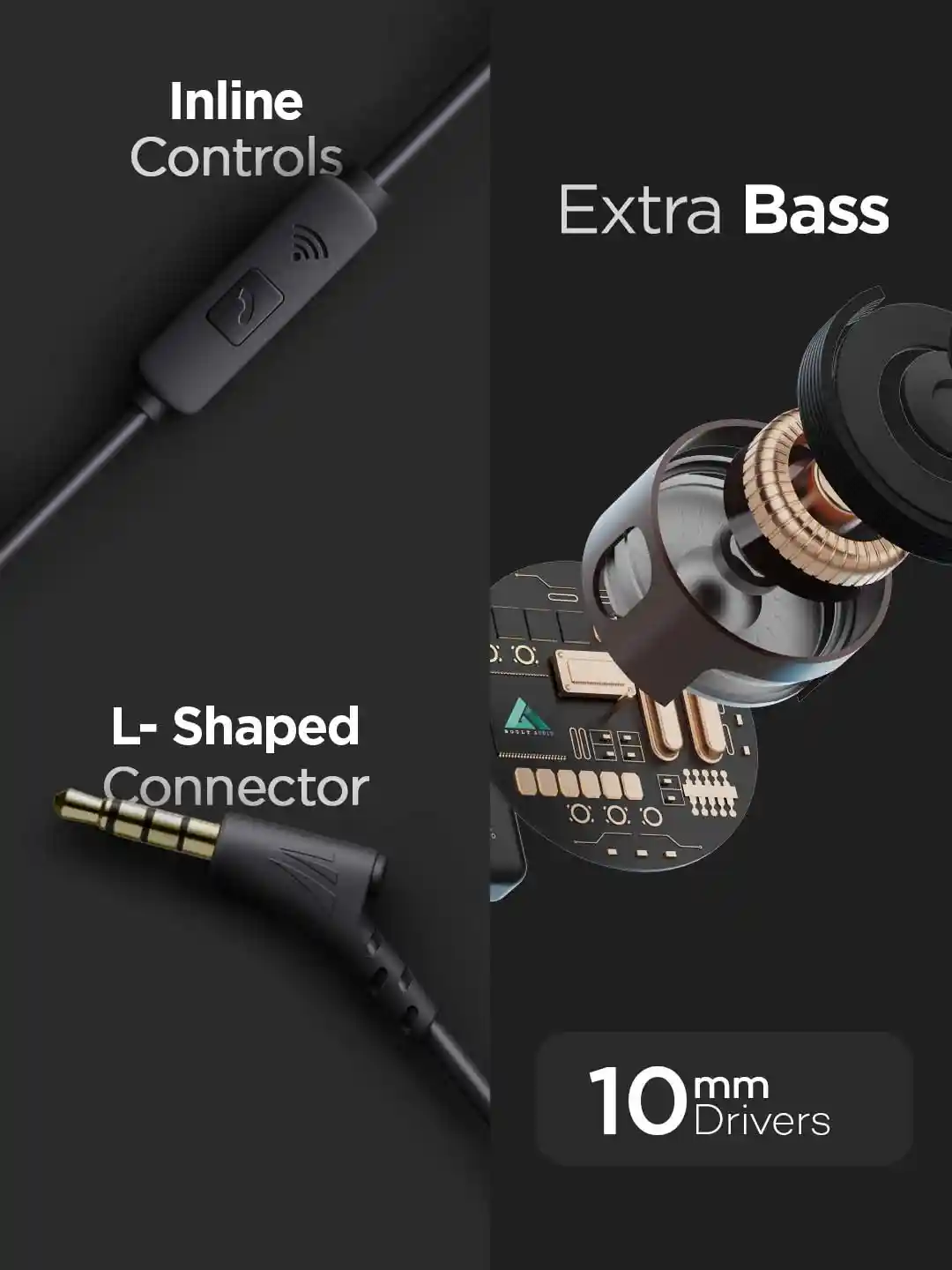 Ear Loop Boult Loop Driver Size Bassbuds Loop Boult Audio Bassbuds