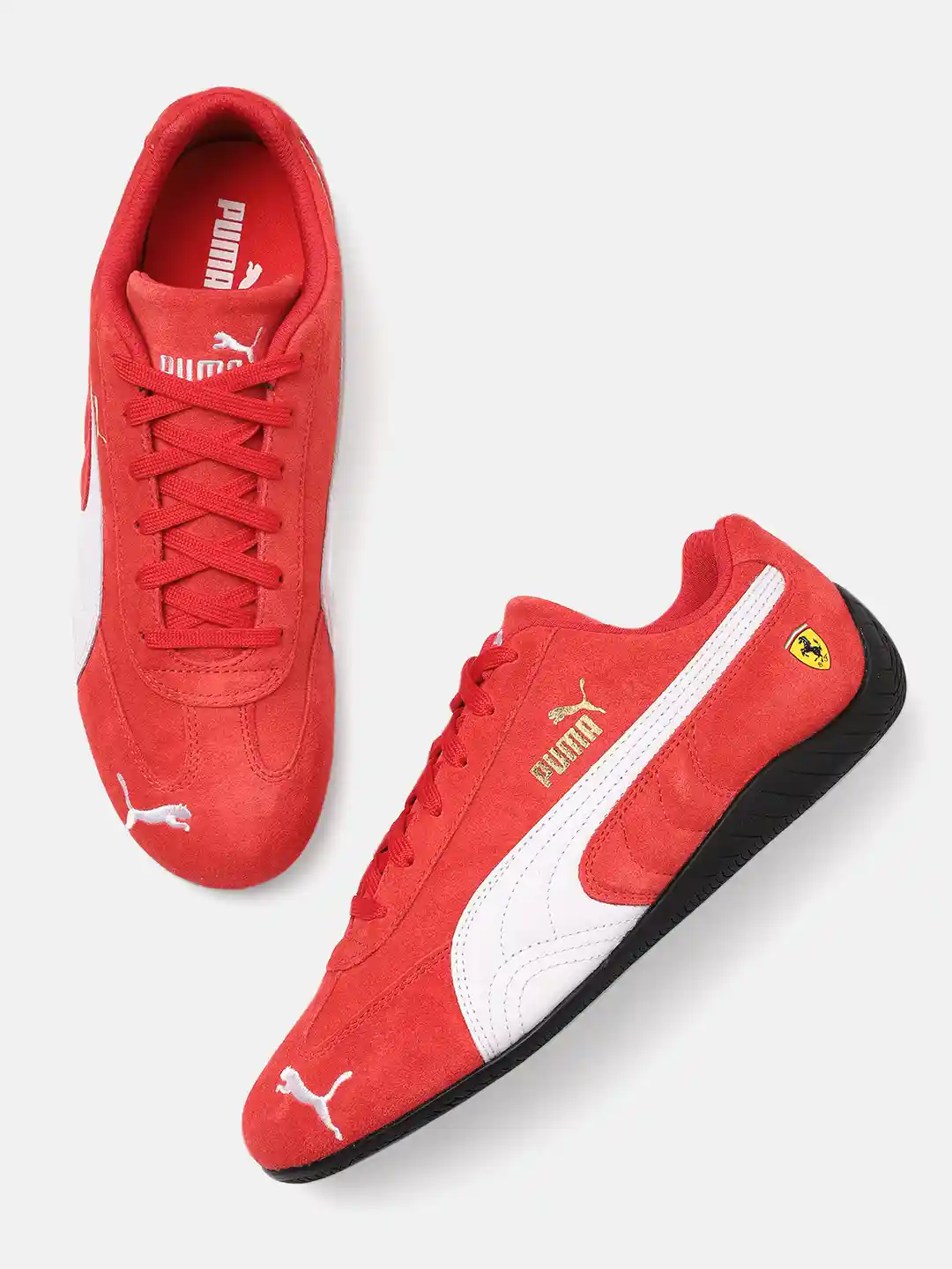 Buy PUMA Motorsport Unisex Red White Ferrari Speedcat Leather