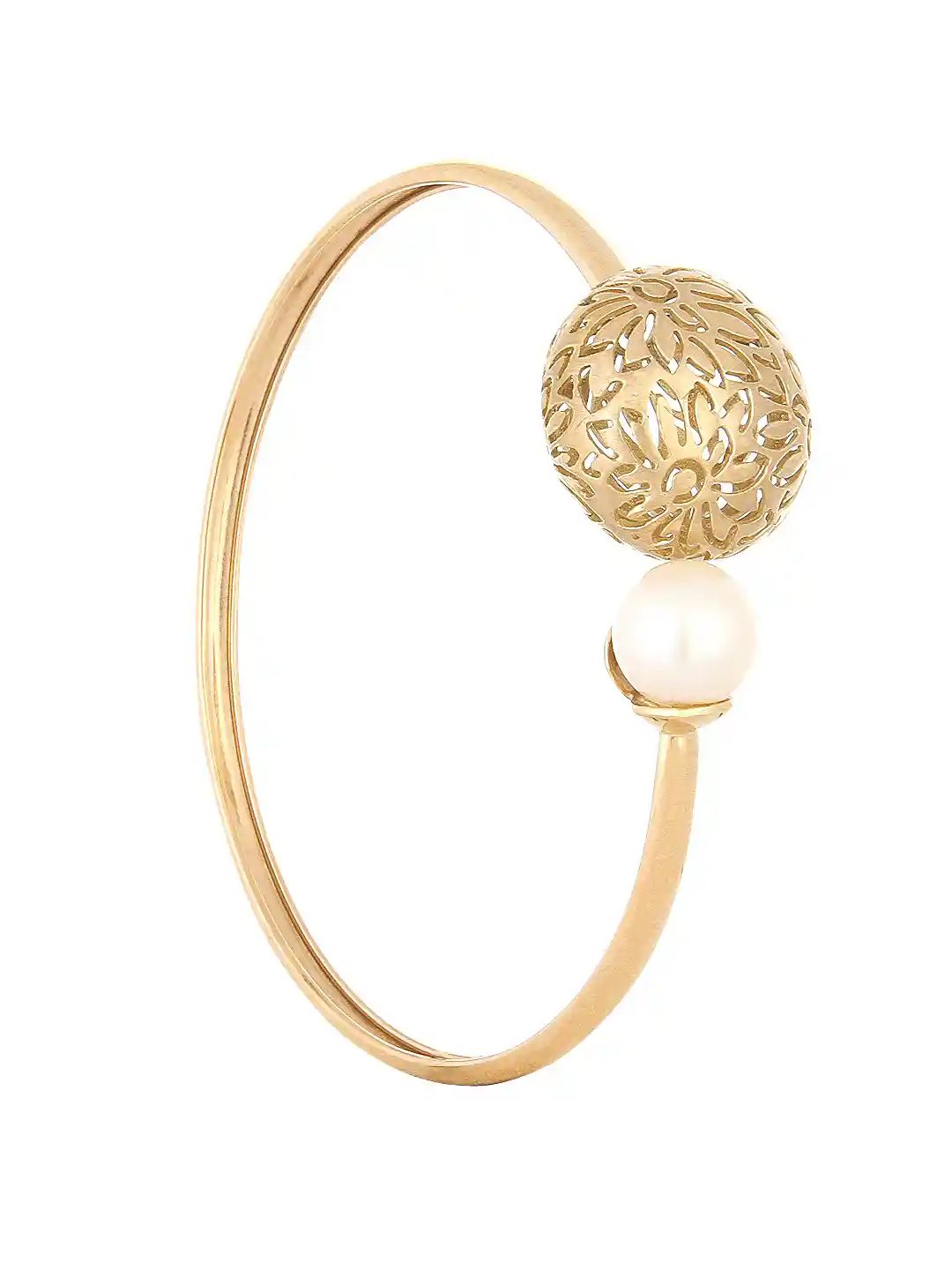 Buy Mia by Tanishq g 14-Karat Gold Precious Bangle with Pearl