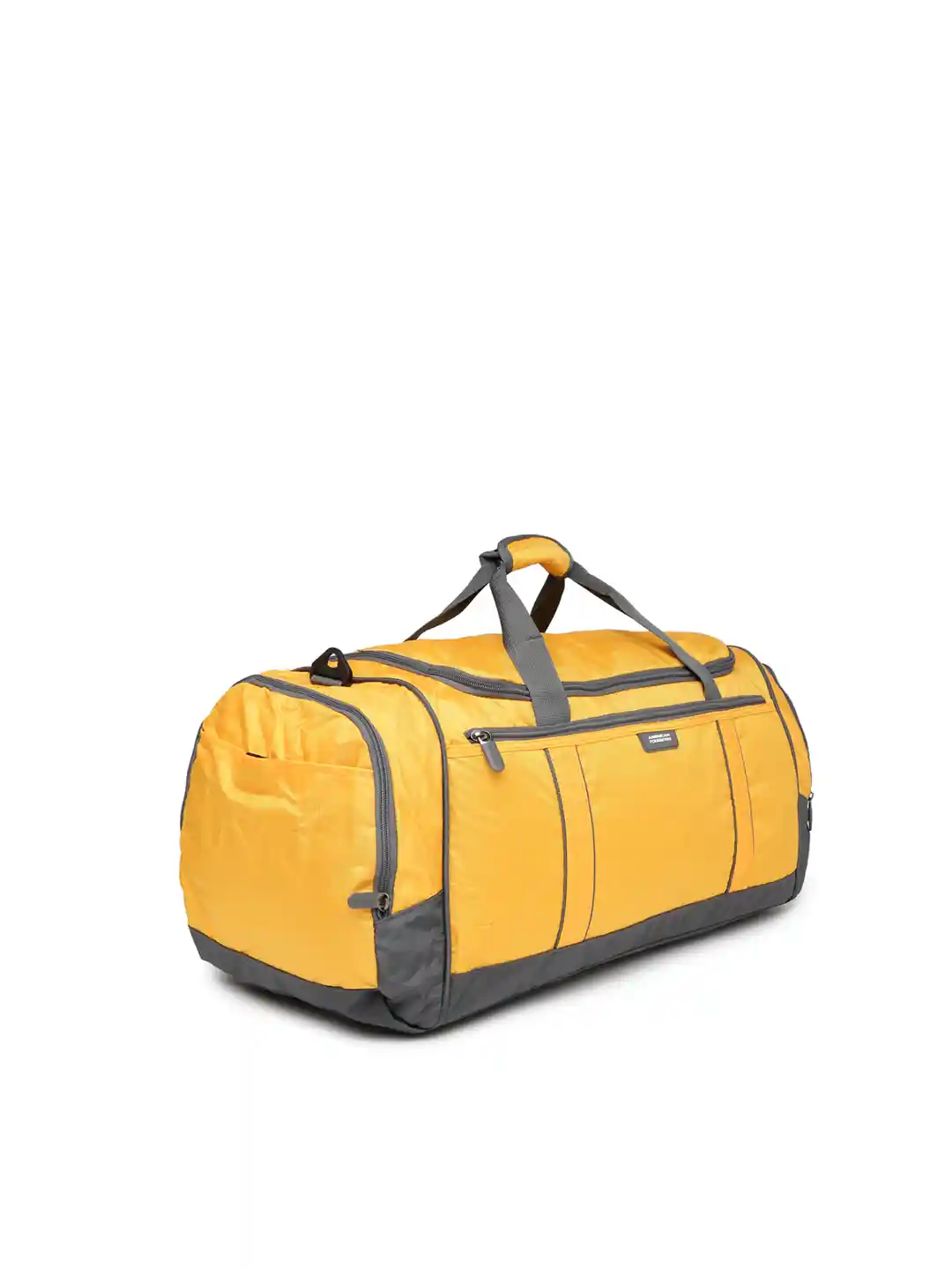 Buy AMERICAN TOURISTER Unisex Yellow Grey Travel Duffel Bag