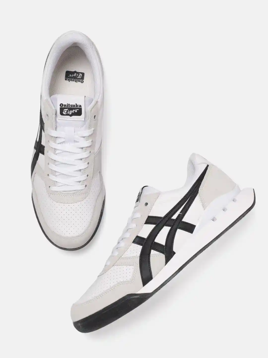 Buy Onitsuka Tiger Unisex White Black Ultimate 81 EX Leather