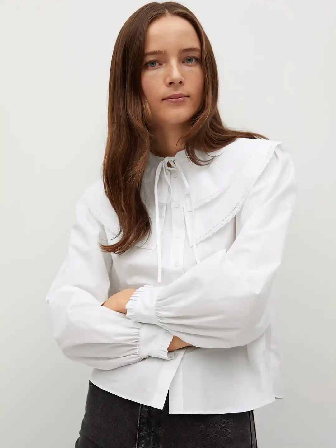 Babydoll Puff Sleeve Tops For Women Buy Hollister Blue Open Back