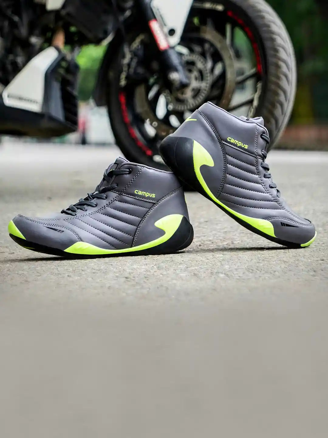 Buy Campus Men EVEREST Grey Synthetic Running Shoes Sports Shoes