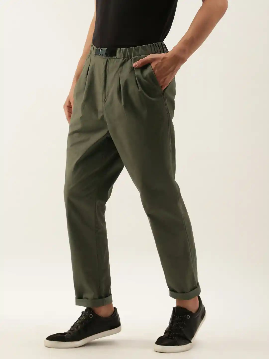 Cropped Slim Fit Trousers Buy Slim Fit Cropped Trousers Online At