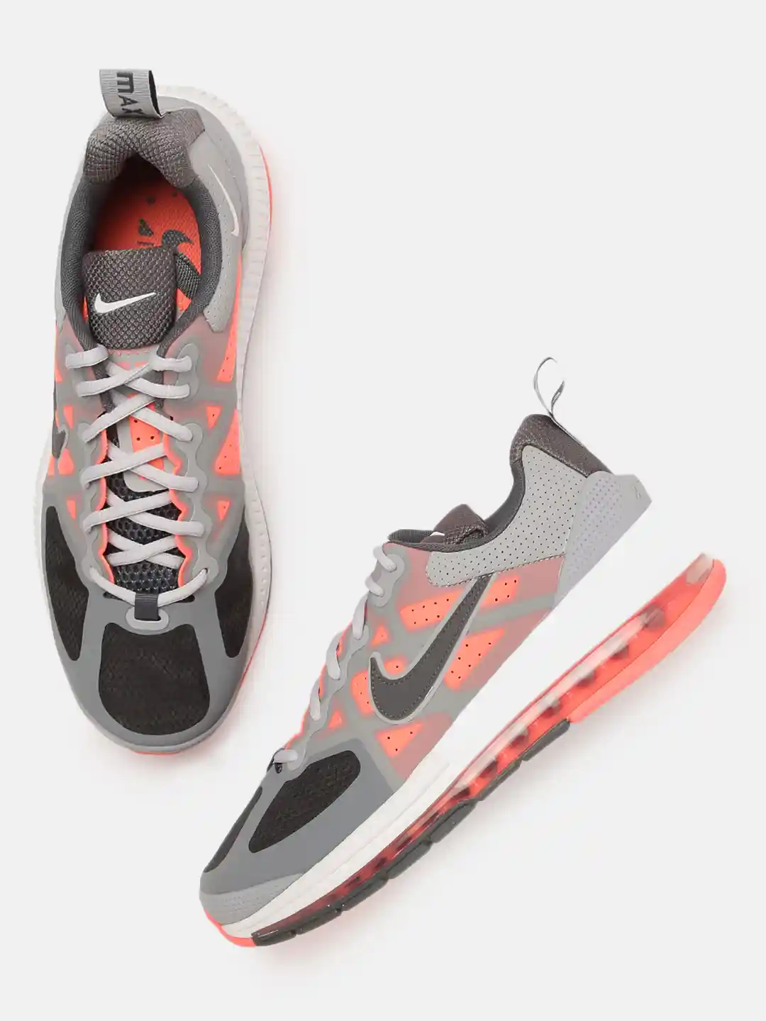 Buy Nike Men Grey Colourblocked AIR MAX GENOME Sneakers Casual