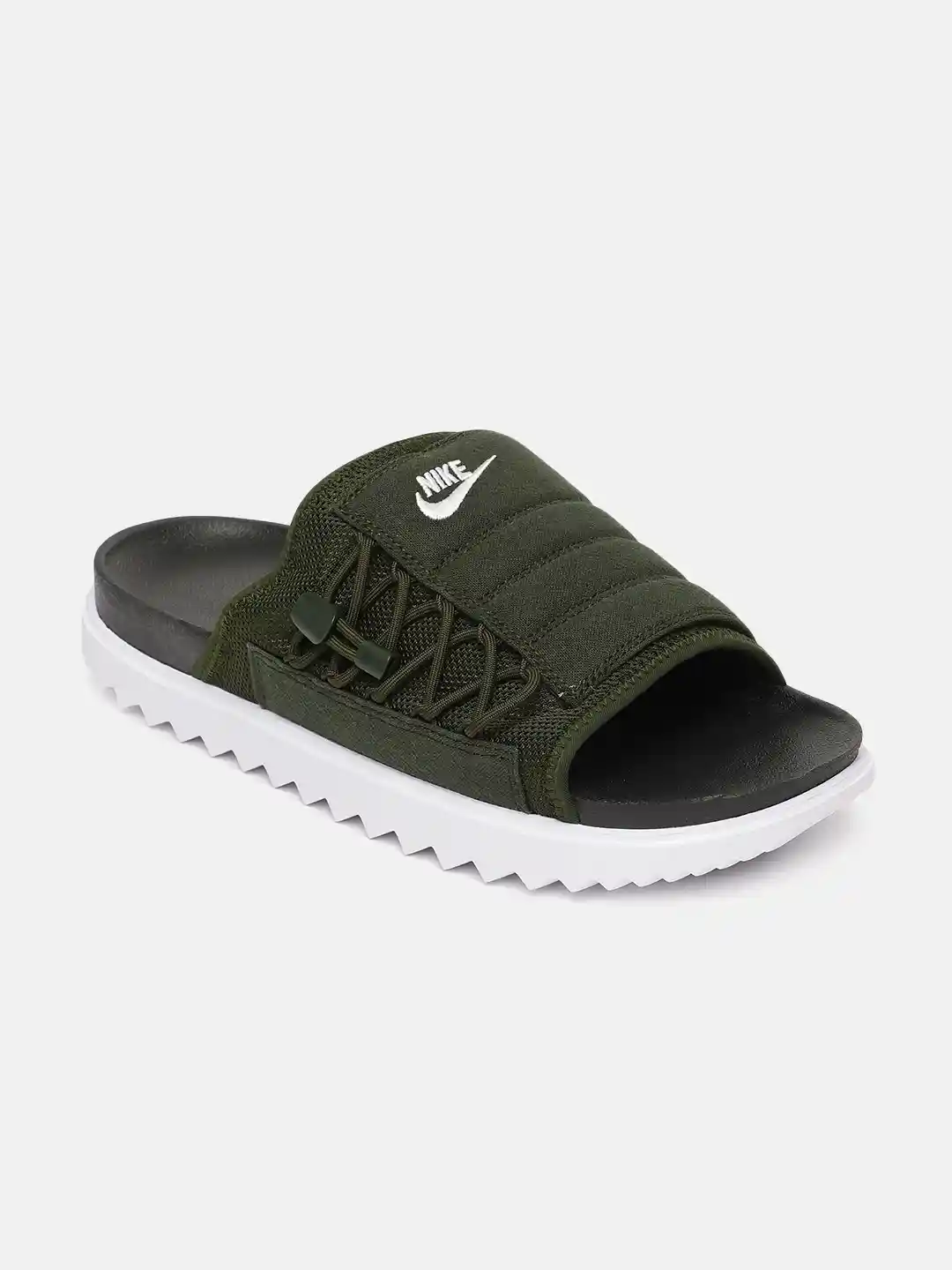 Nike Men Olive Green Solid ASUNA Sliders