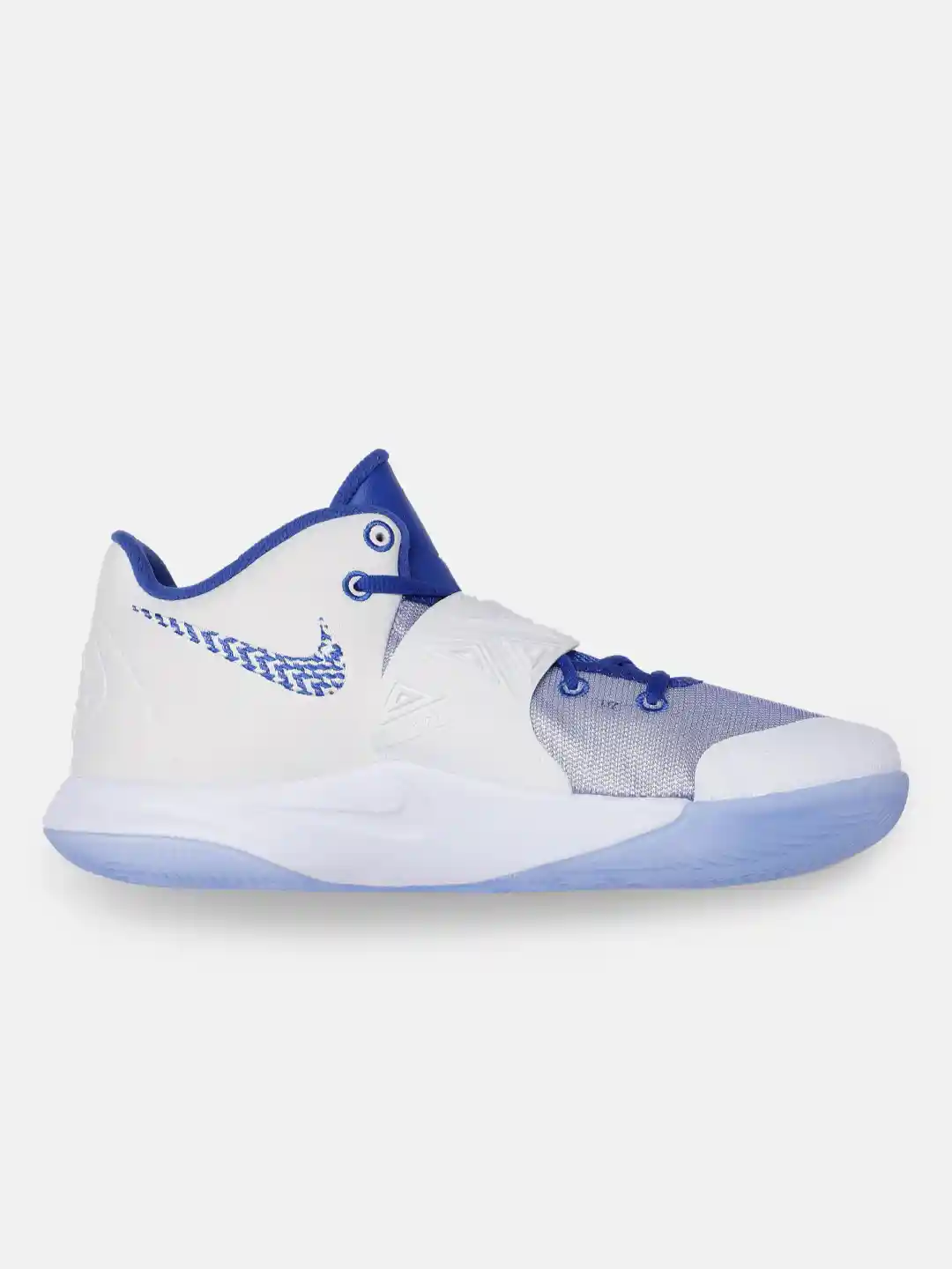 Buy Nike Men White Blue KYRIE FLYTRAP III Mid-Top Basketball