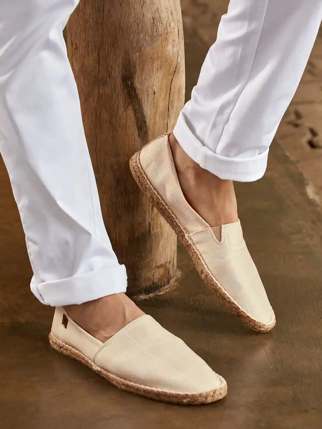 Buy WROGN Men Beige Espadrilles Casual Shoes for Men 13857456