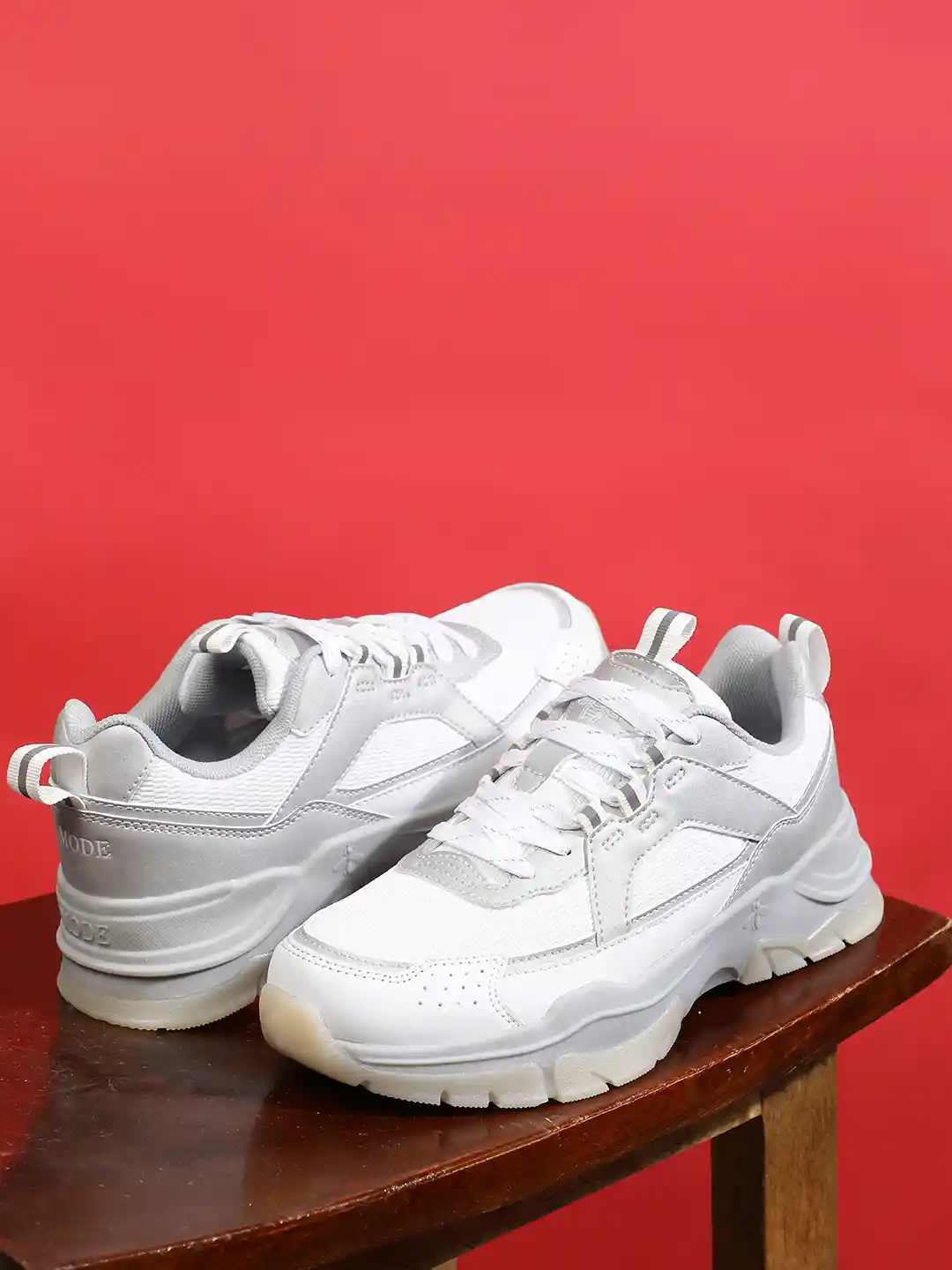 Buy Mode By Red Tape Women Grey Colourblocked Sneakers Casual