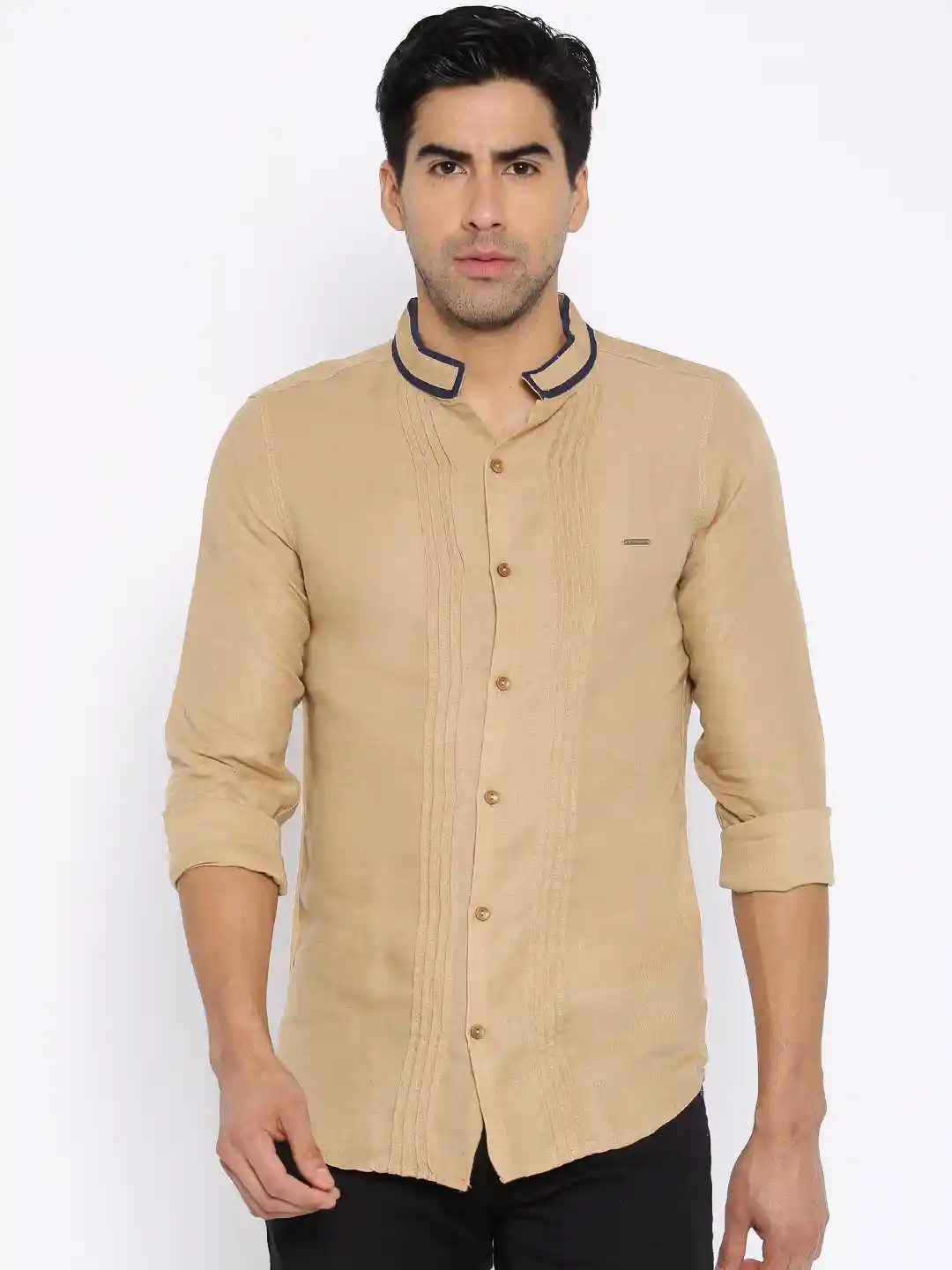 Buy WITH Light Brown Casual Shirt Shirts for Men 1391286 Myntra