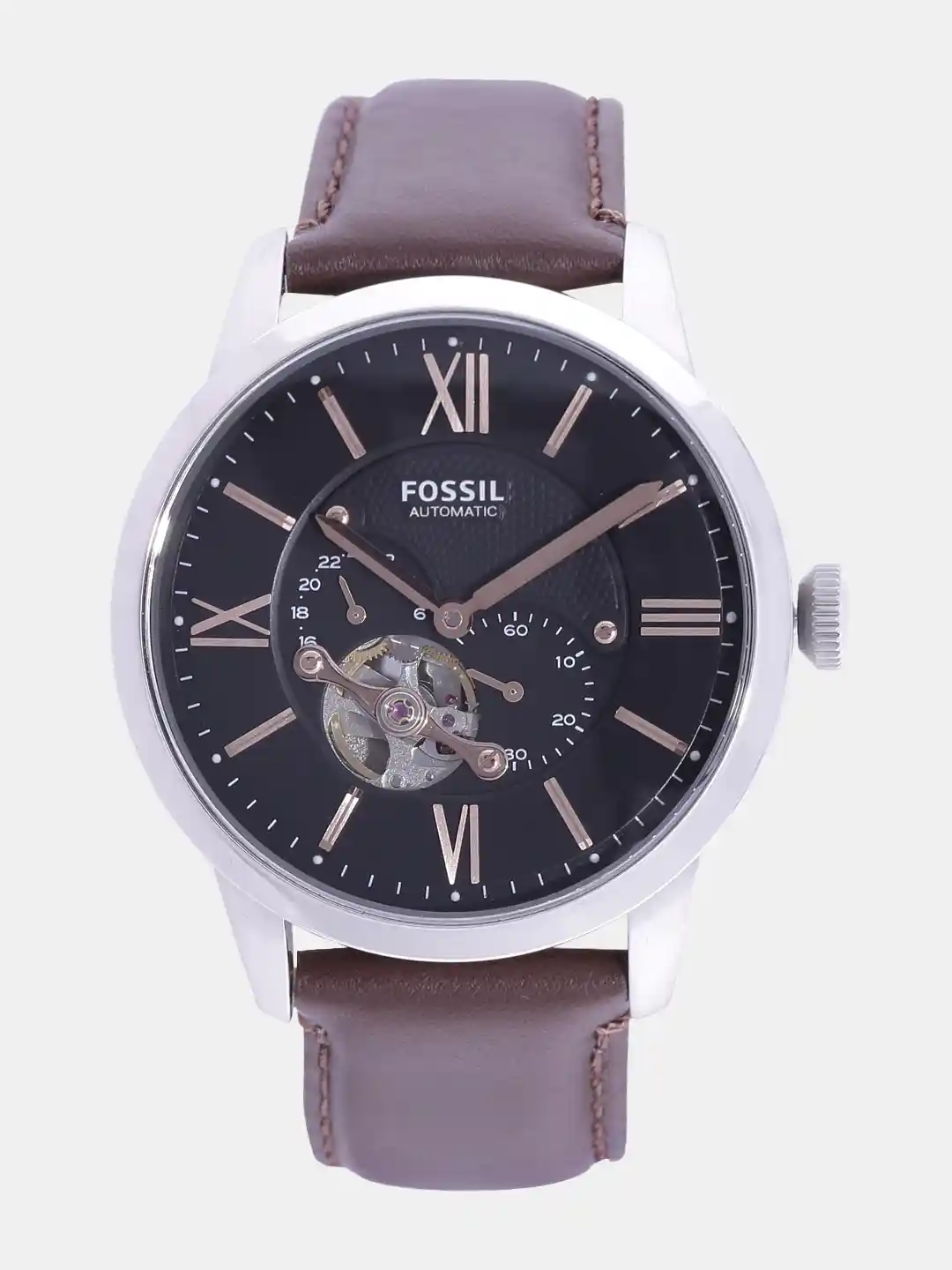 Fossil Men Gunmetal-Toned Analogue Watch ME3061