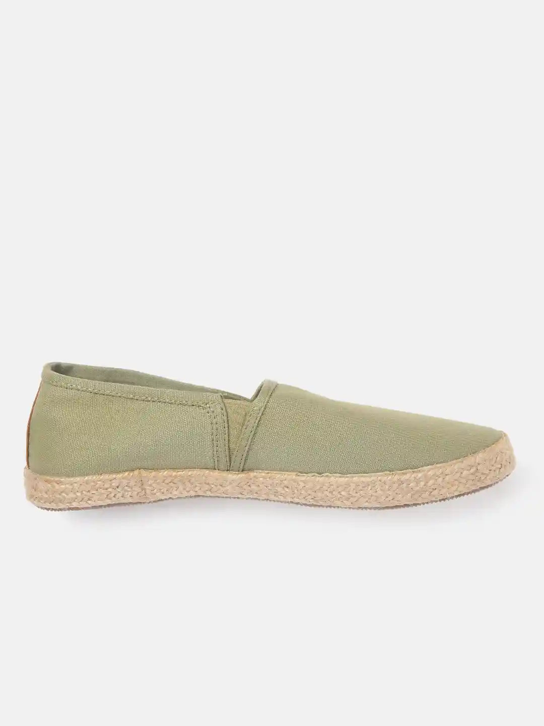 Buy Marks Spencer Men Olive Green Solid Espadrilles Casual