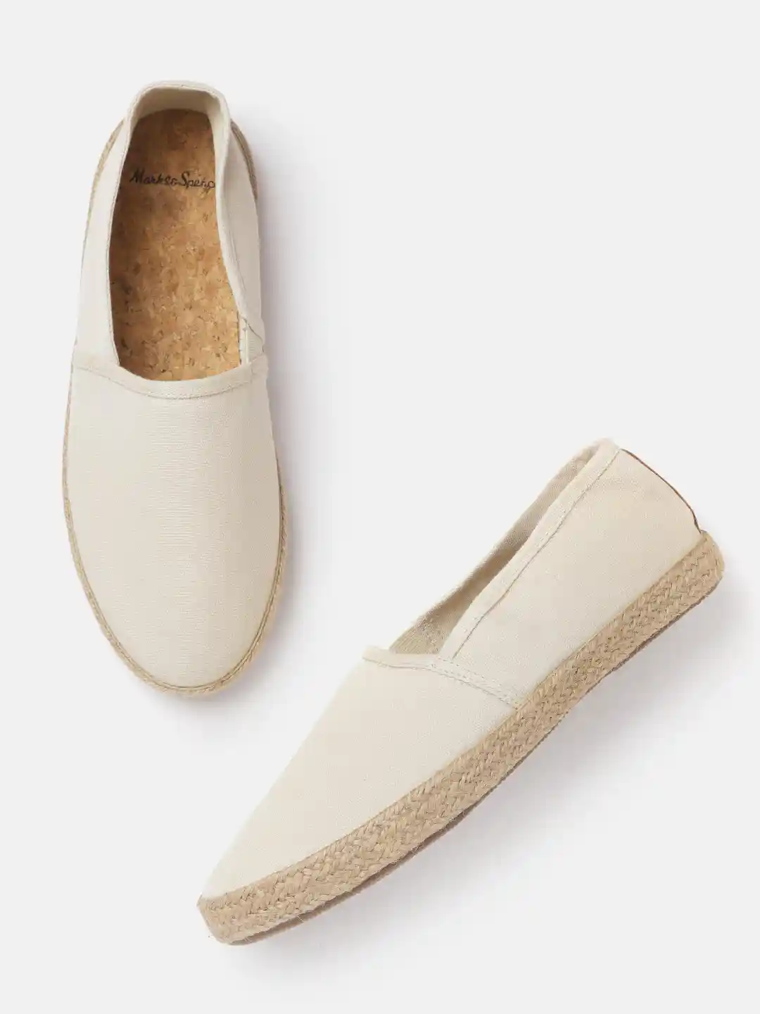 Buy Marks Spencer Men Beige Solid Espadrilles Casual Shoes for