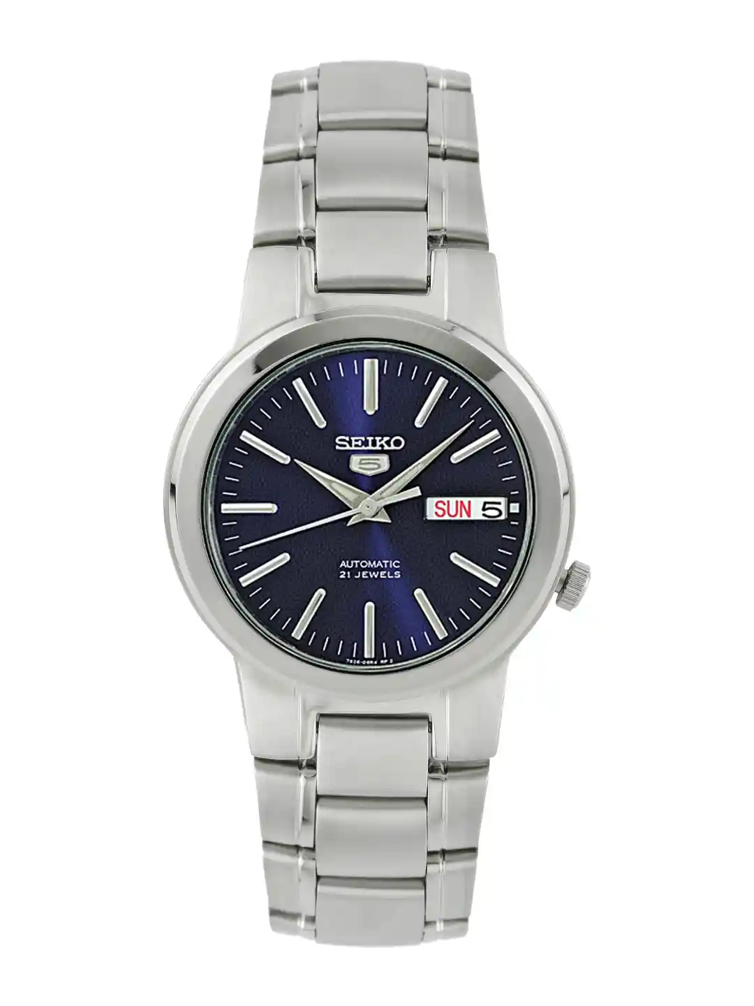 Stainless Steel Seiko Snka05k1 SEIKO Men Navy Dial Watch SNKA05K1