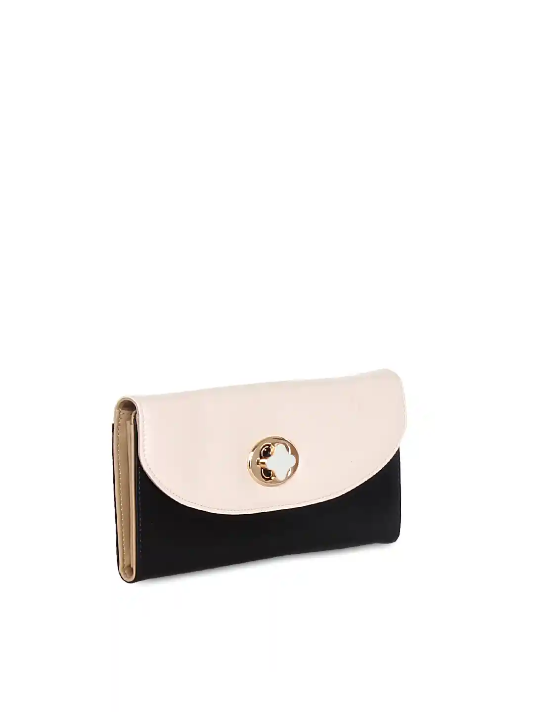 Buy ESBEDA Black Cream-Coloured Clutch Clutches for Women