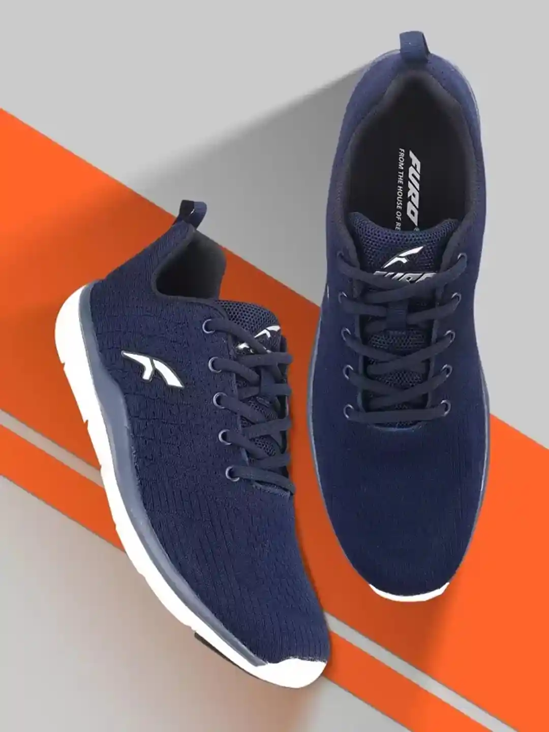 Buy FURO by Red Chief Men Navy Blue Mesh Running Shoes Sports