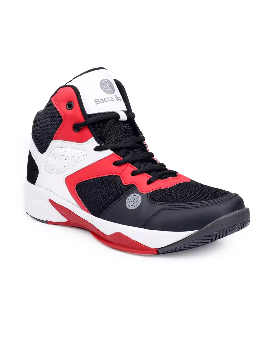 Buy bacca bucci Men Black High-Top Basketball Shoes Sports Shoes
