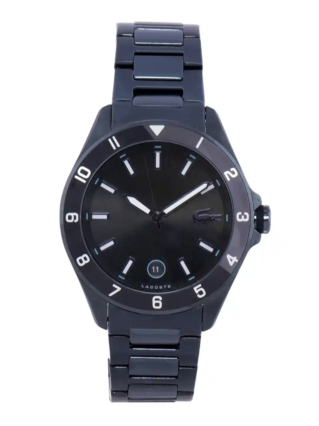 Buy Lacoste Men Black Tiebreaker Analogue Watch 2011128 Watches