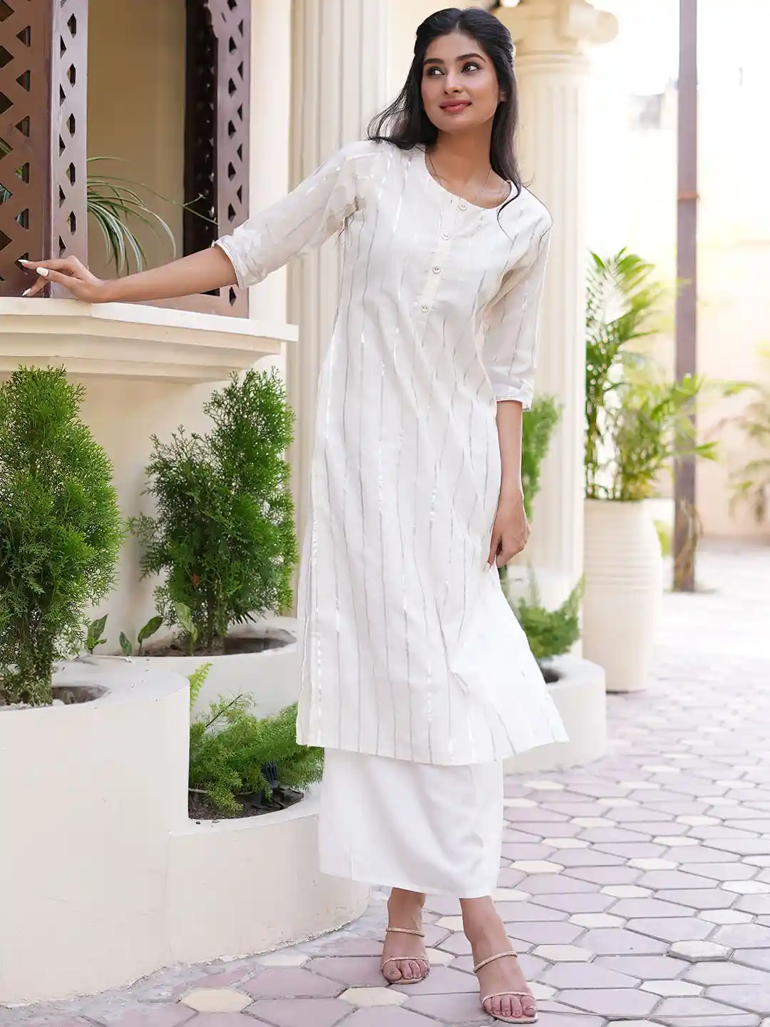 Ladies Kurta New Design 2021 Kurta Pajama Buy Libas Women White