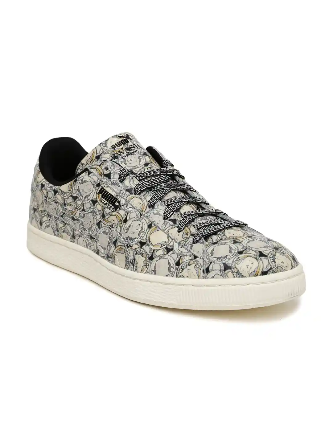 Buy PUMA Swash London Unisex Beige Printed States X Sneakers