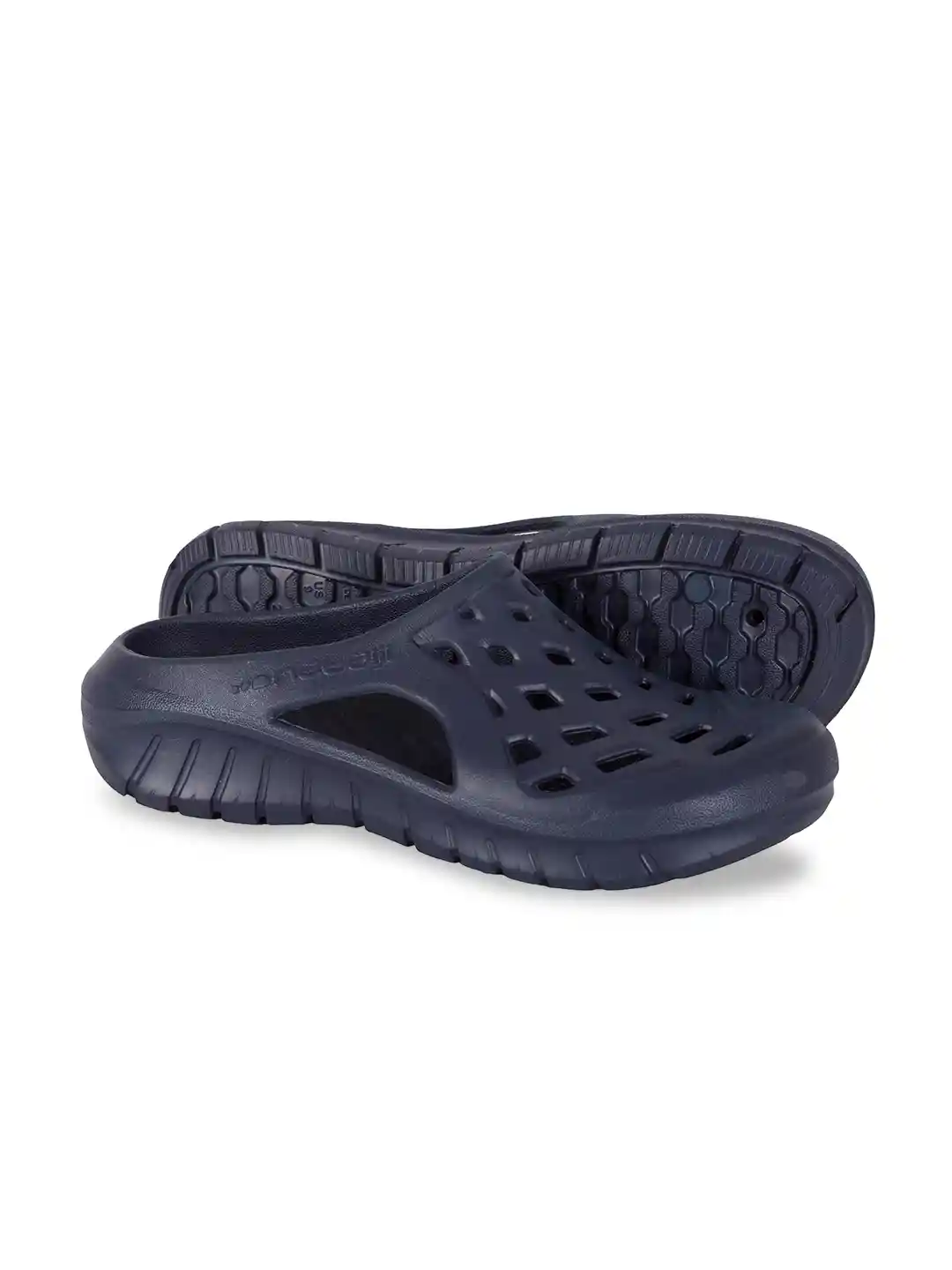 Buy Decathlon Men Navy Blue Solid Clogs Flip Flops for Men