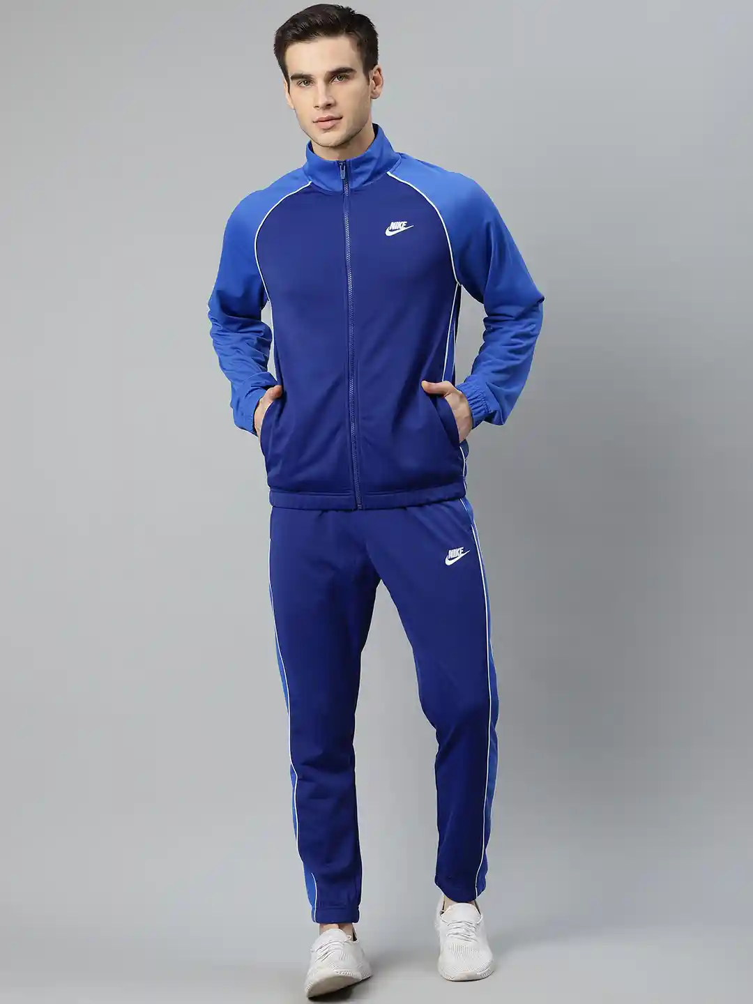 Mens Tracksuits Nike Poly Tracksuit Blue Tracksuit Survetement