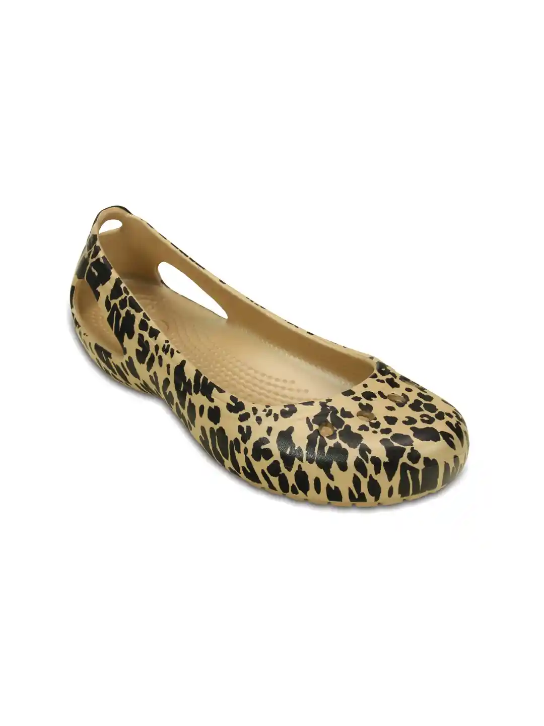 Buy Crocs Kadee Women Beige Black Animal Print Flat Shoes Flats