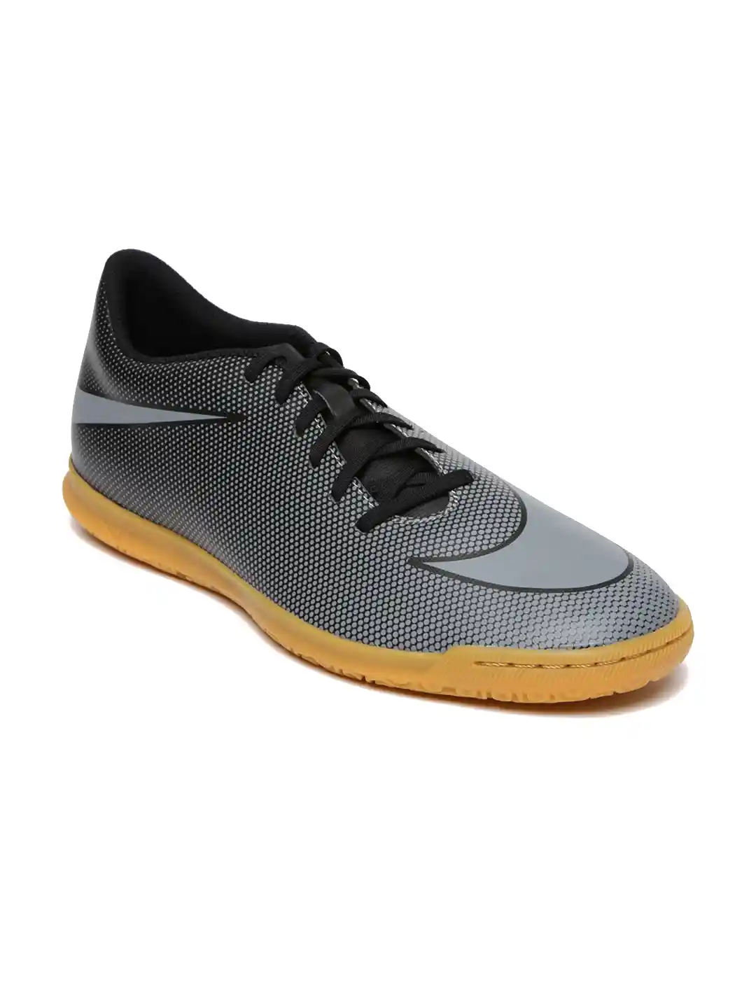 Buy Nike Men Black Grey Bravata II IC Printed Football Shoes