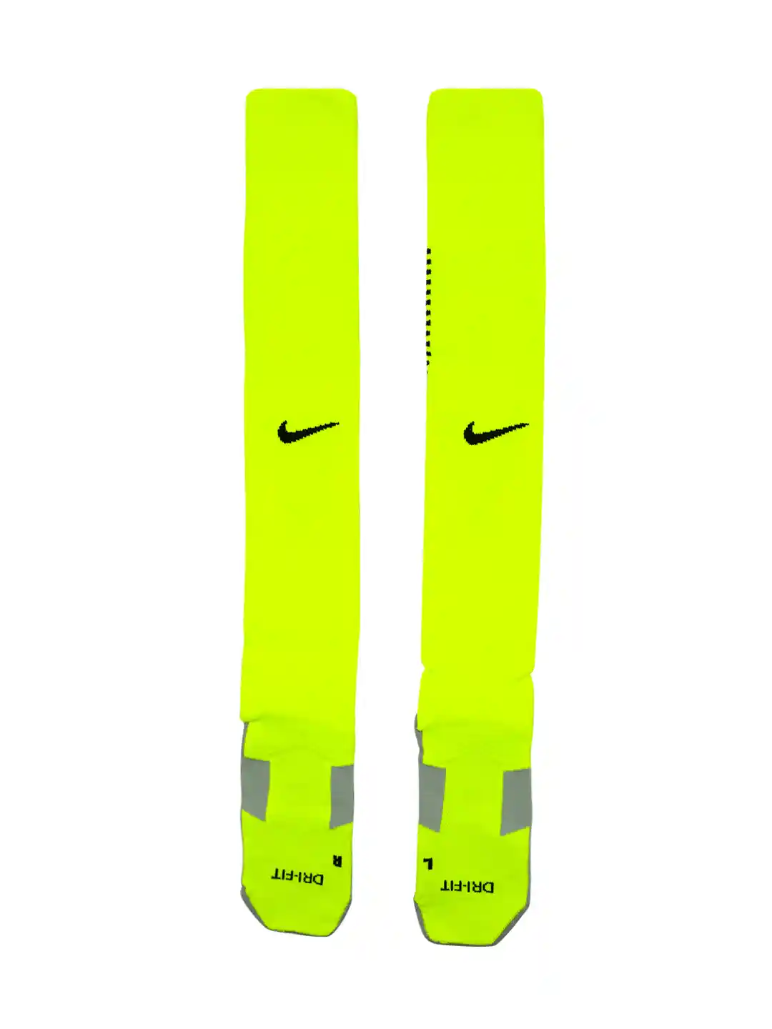 Buy Nike Unisex Grey Neon Green Cushioned Knee-Length Soccer