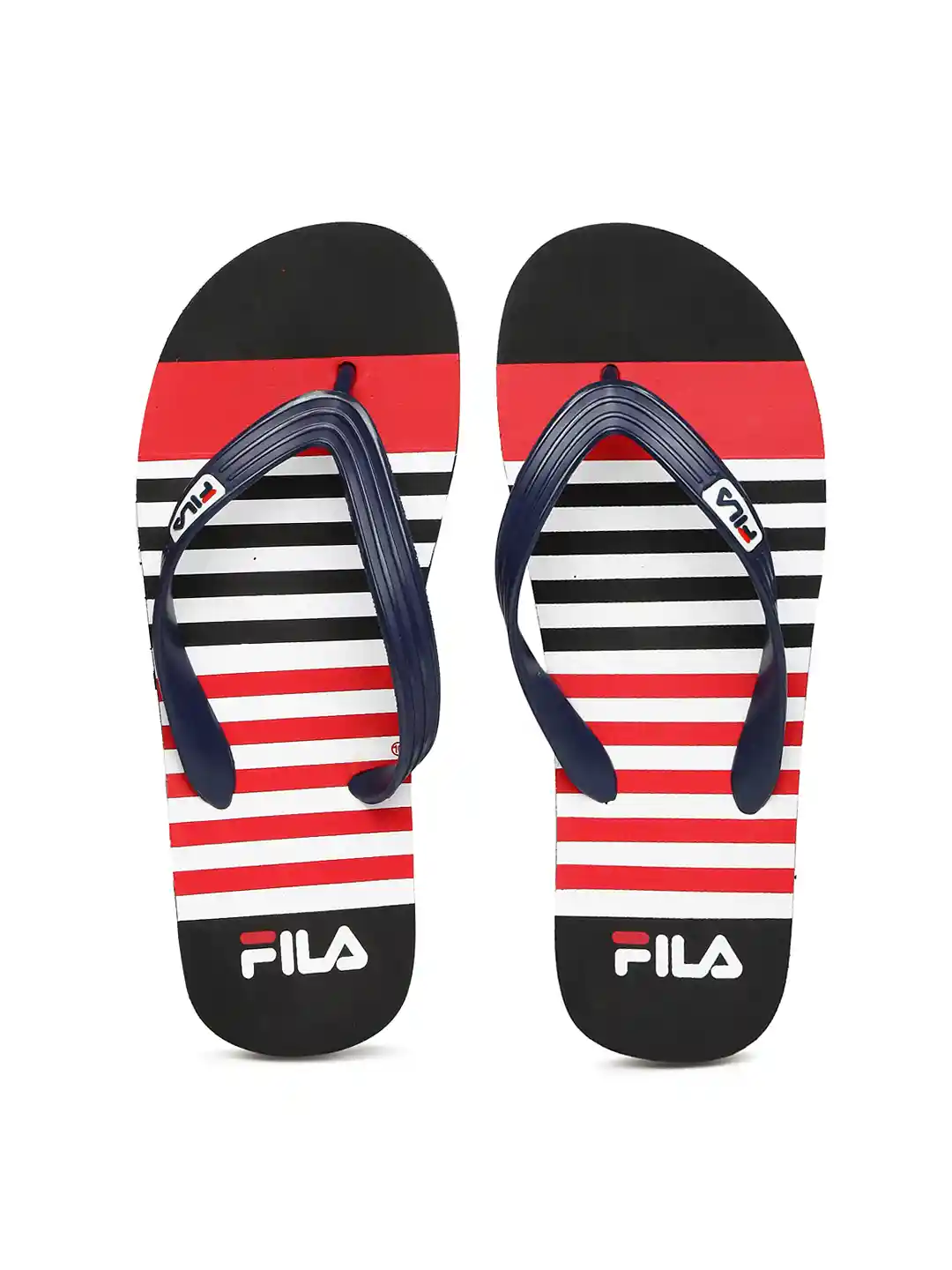 Buy FILA Men Navy Red Strip Flip-Flops Flip Flops for Men