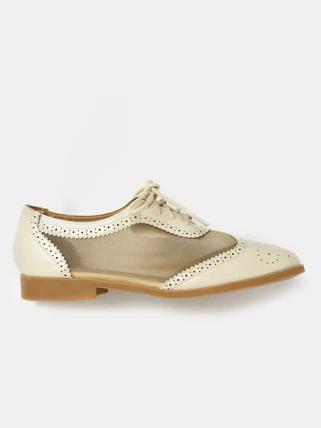 Buy DressBerry Women Beige Brogues Casual Shoes for Women