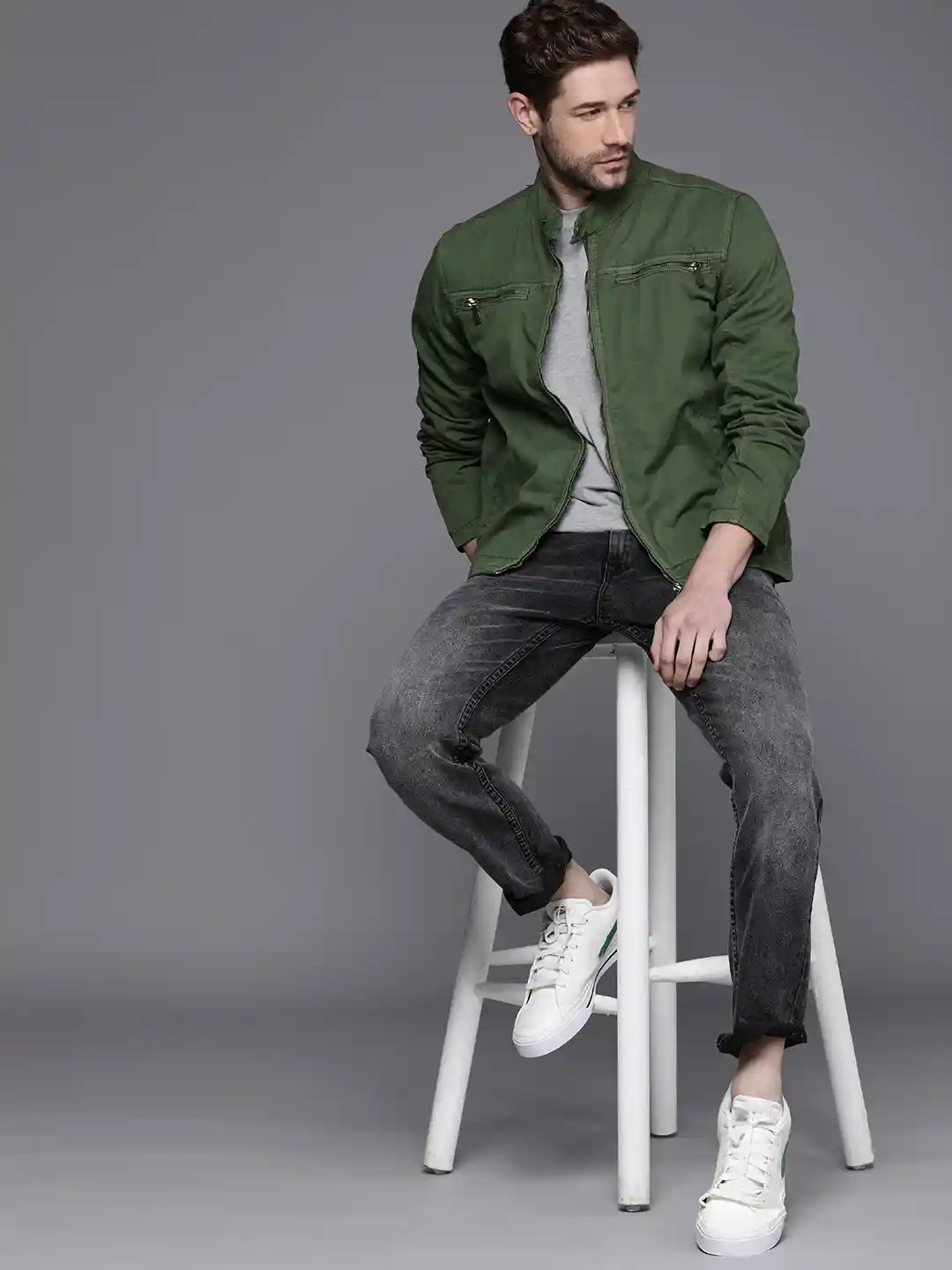 Olive Denim Jacket Outfit Men Denim Olive Green Outfits Men Adrian