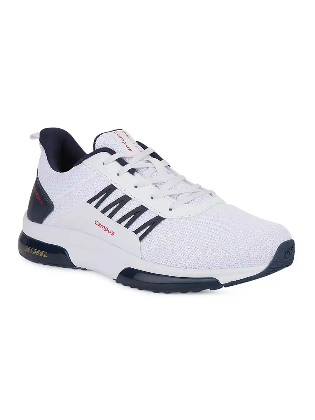 Buy Campus Men BRAZIL PRO White Navy Blue Running Shoes Sports