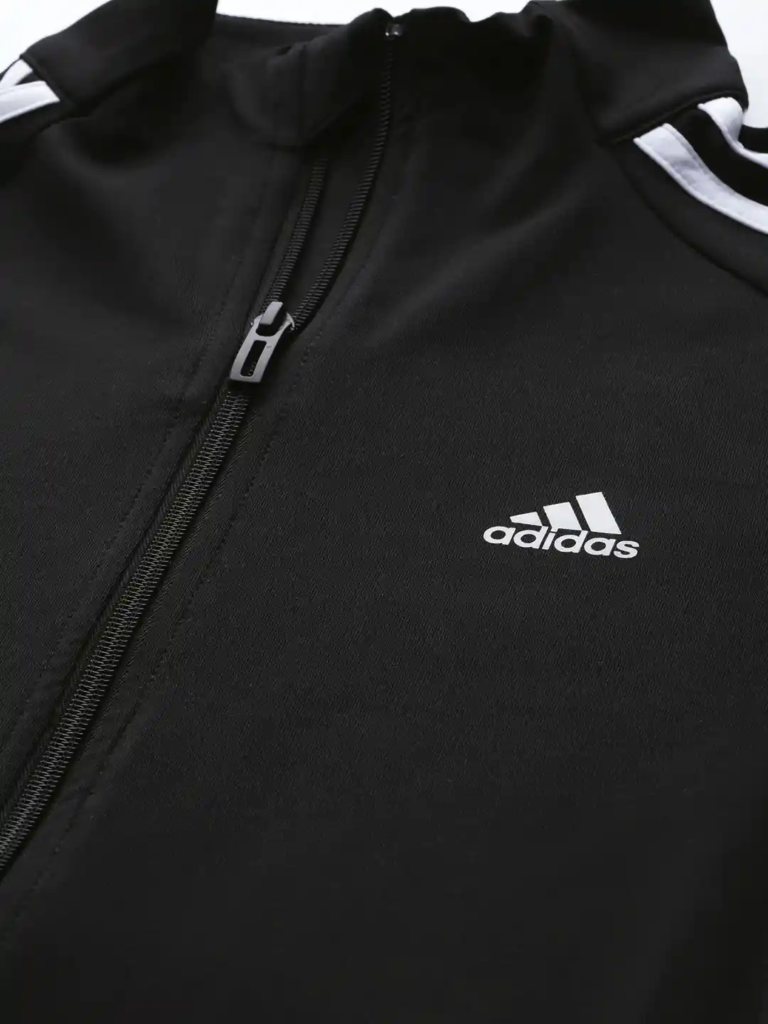 Buy ADIDAS Women Black White 3 Stripes TJ Training Jacket