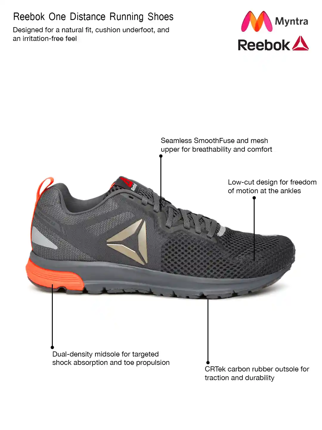 Reebok Shoes Reebok One Running Reebok One Distance Running Shoes Men's 11  Blue White Silver Foam Fusion