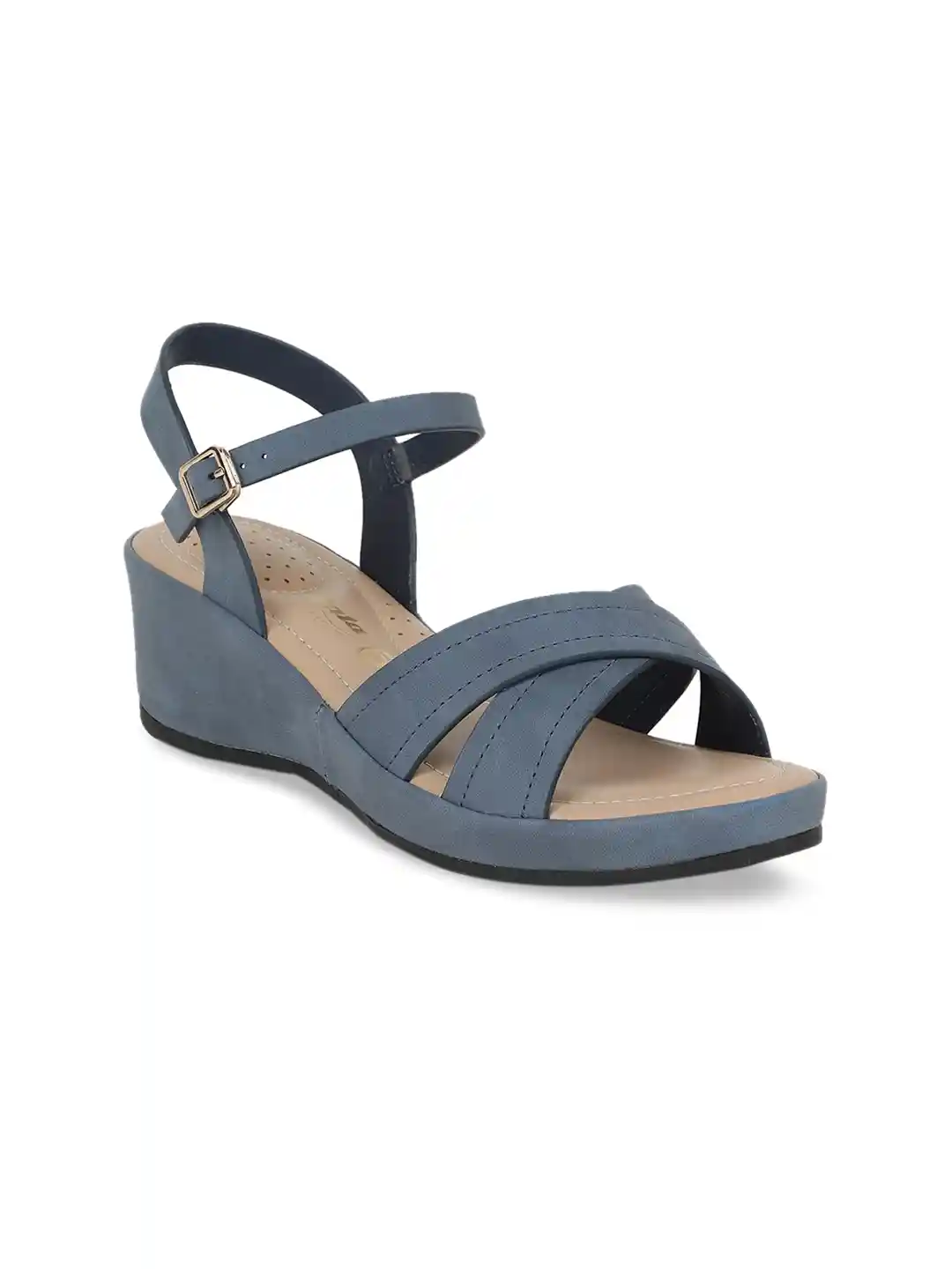 Buy Bata comfit Women Blue Solid Sandals Heels for Women