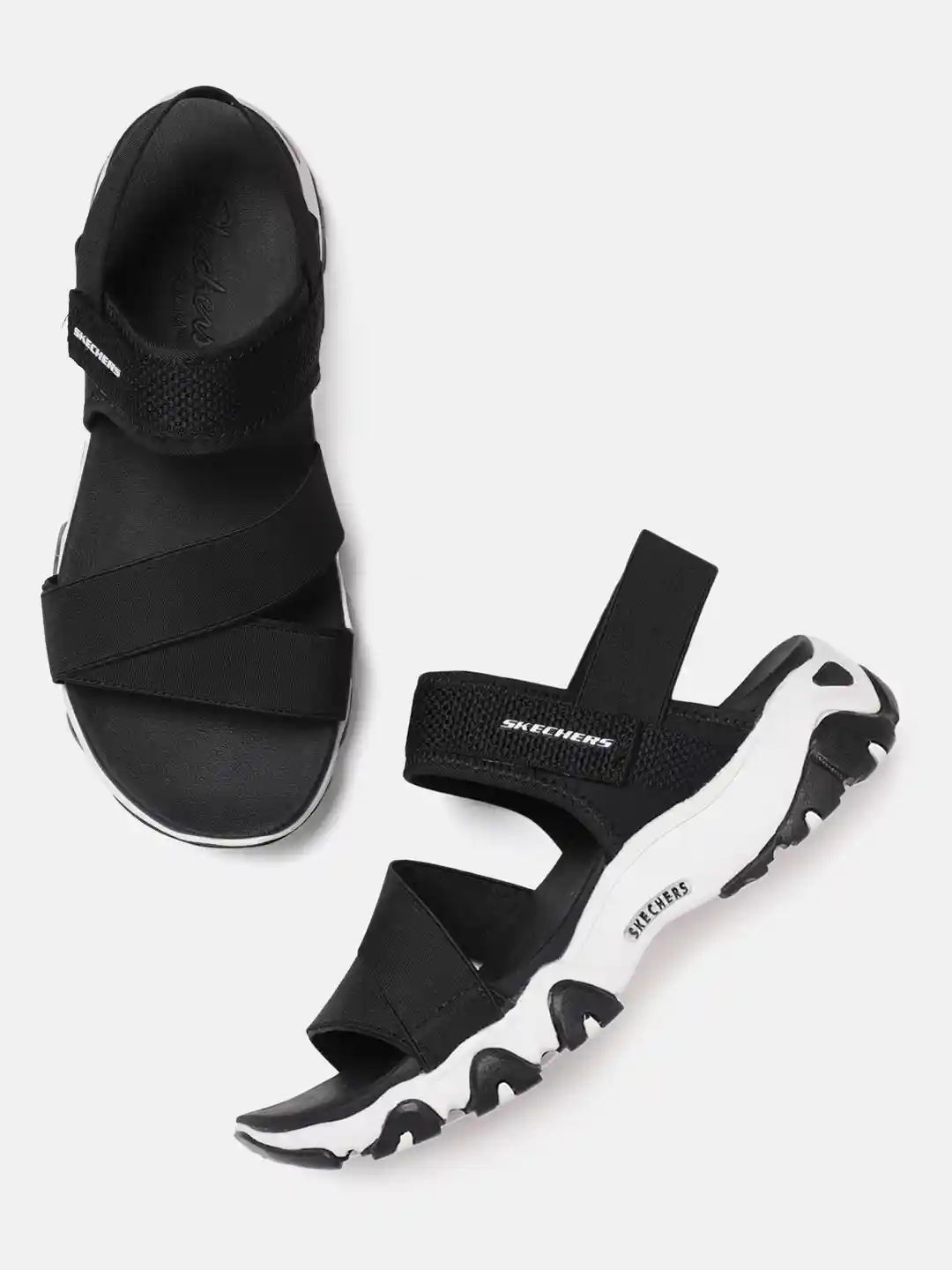 Buy Skechers Women Black Solid D'lite Sassy Fresh Yoga Foam - Main Image