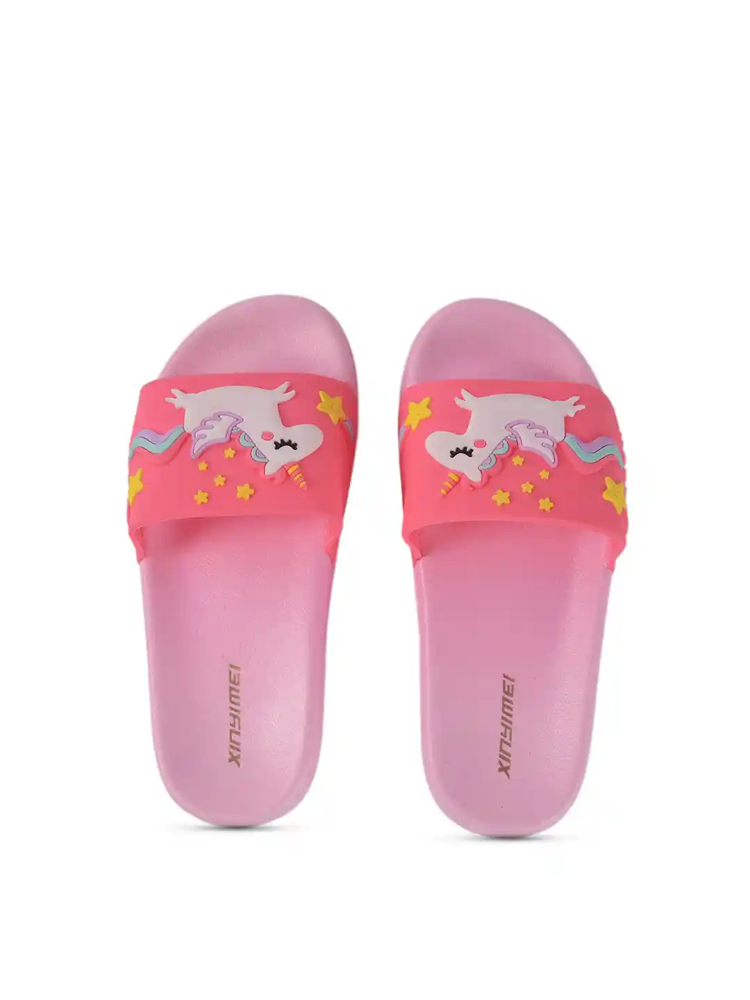 Buy Yellow Bee Girls Pink Cute Unicorn Fashion Slippers Flip