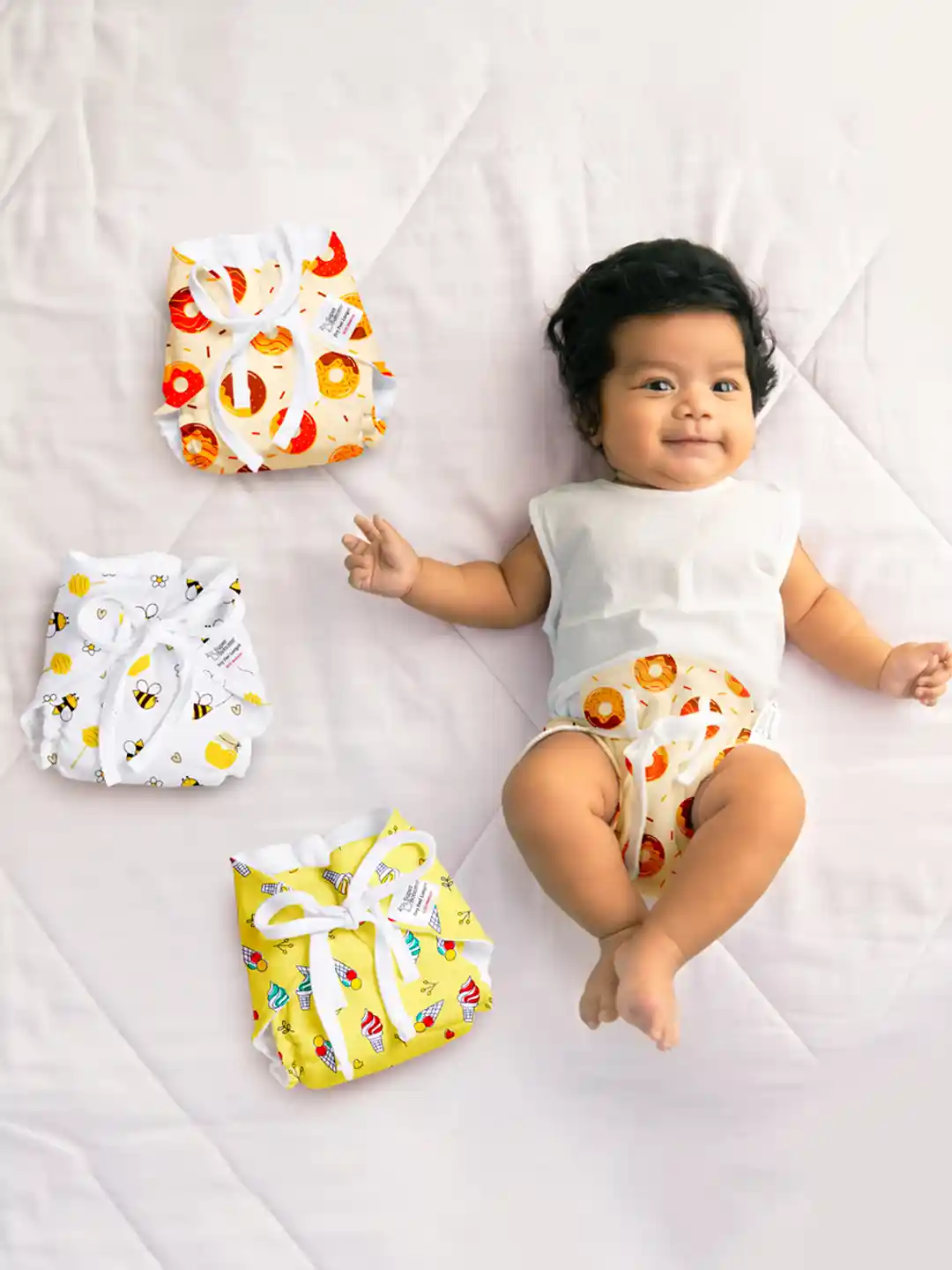 Buy SuperBottoms Infants Organic Cotton Padded DryFeel Baby Langot