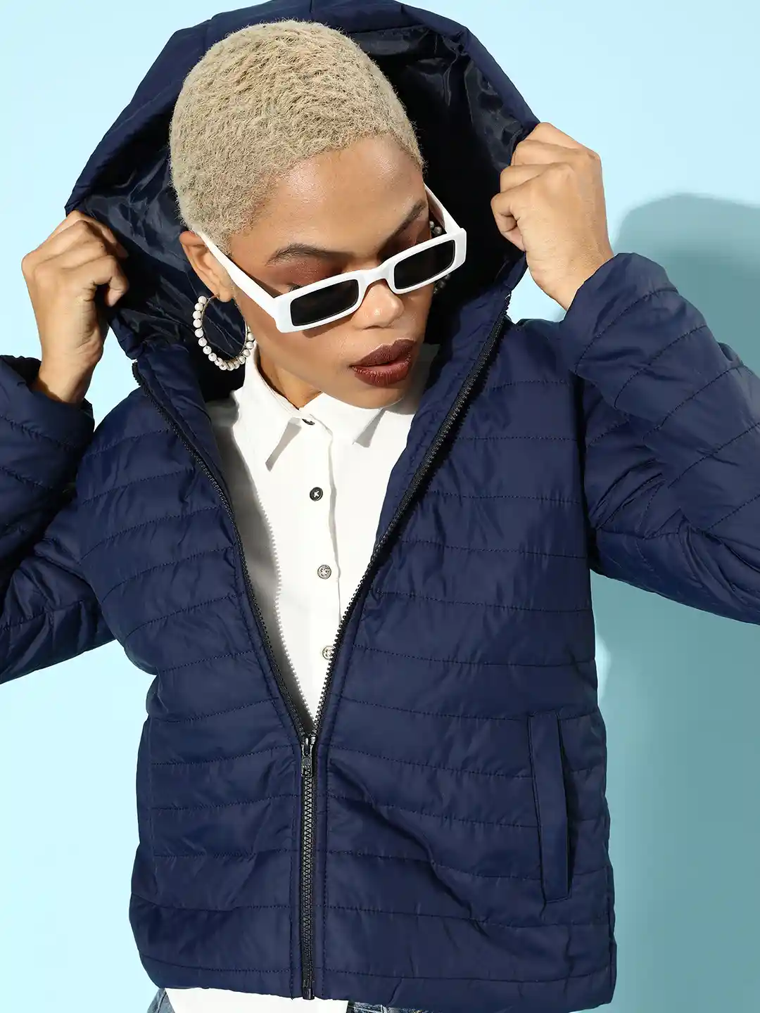 ENNOY NYLON PADDED JACKET ネイビーセットアップ ENNOY NYLON PADDED