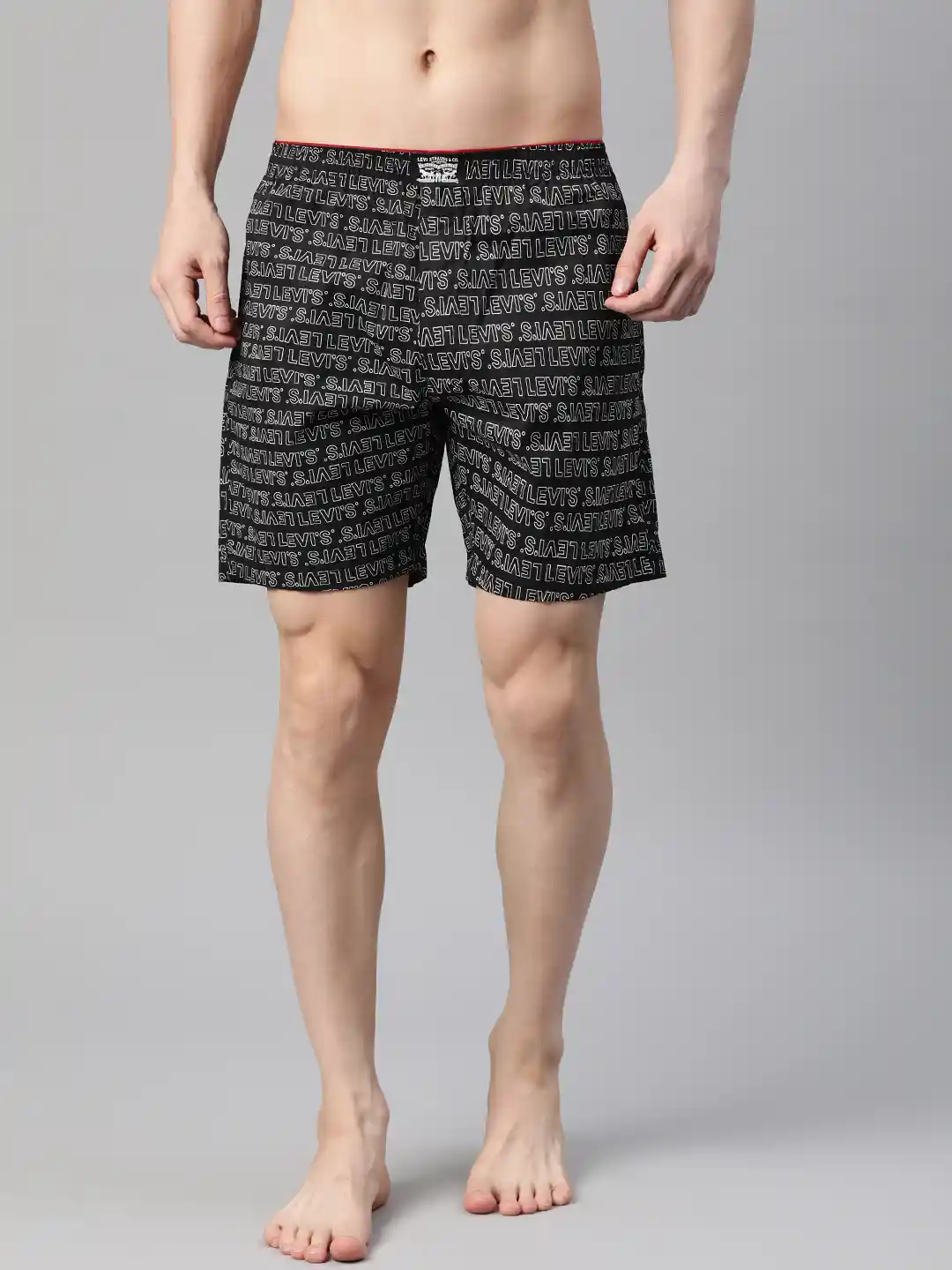 Buy Levis Men Assorted Printed Woven Cotton Boxer Shorts with
